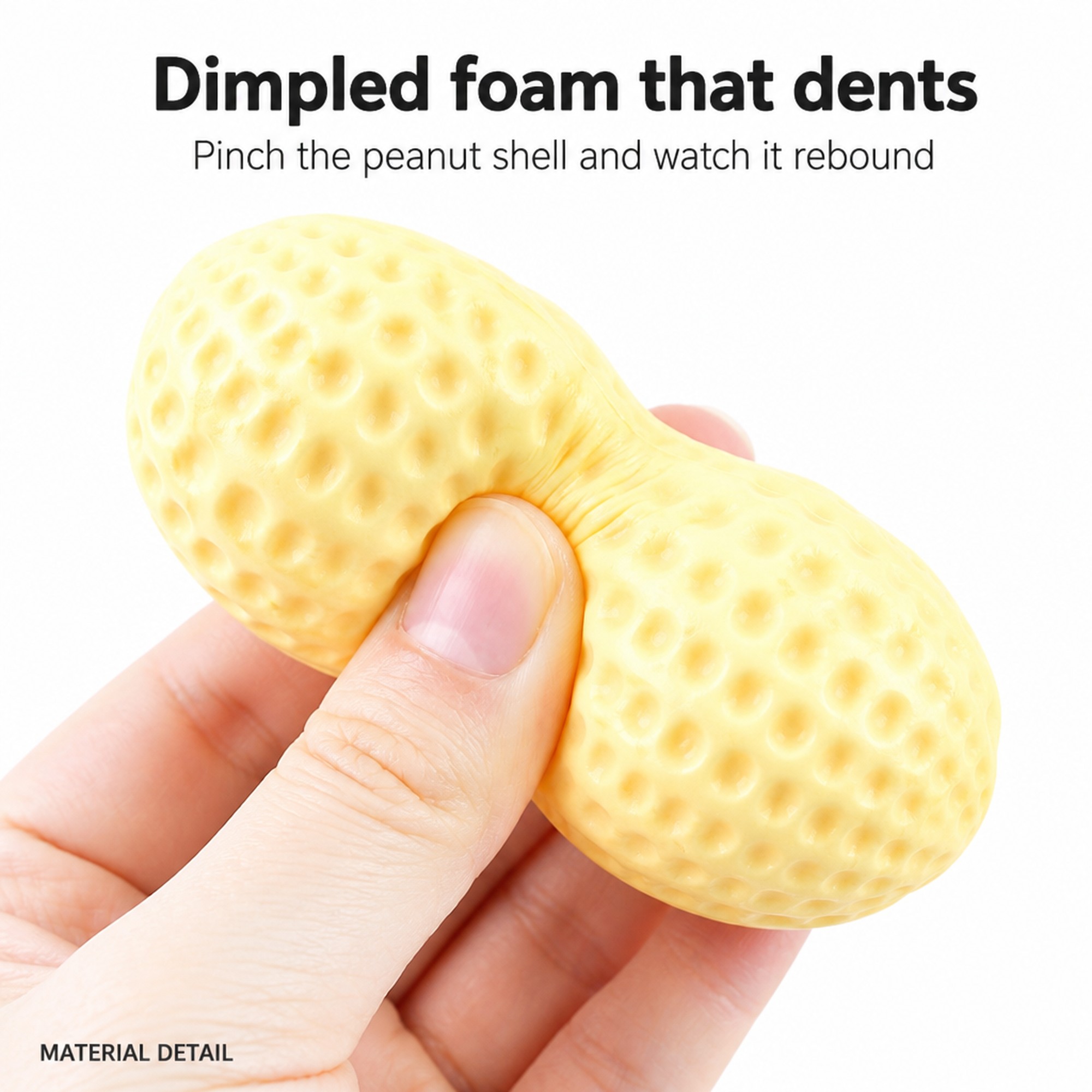 Peanut Shell dimpled squeeze
