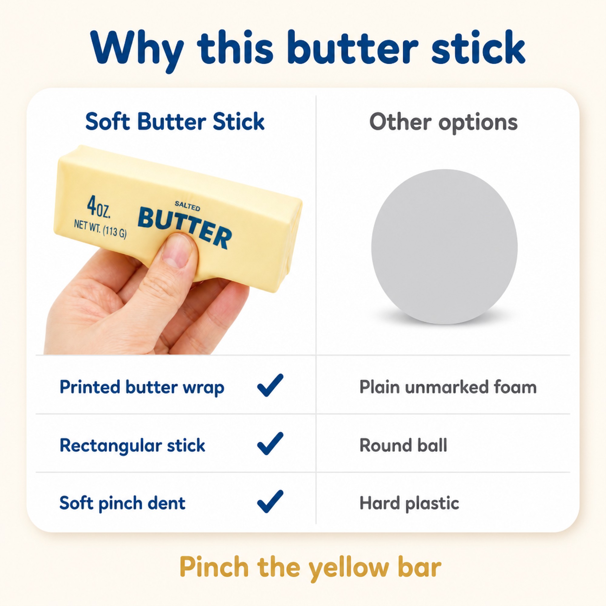 Soft Butter Stick compared with other options