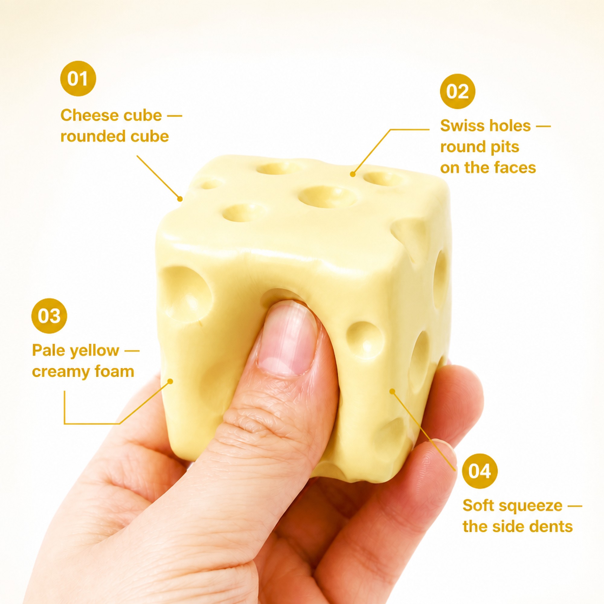 Moldable Cheese features