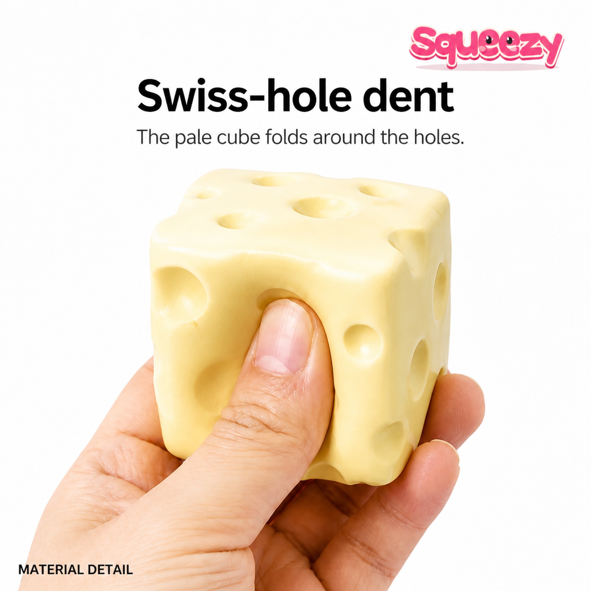Moldable Cheese hole dent