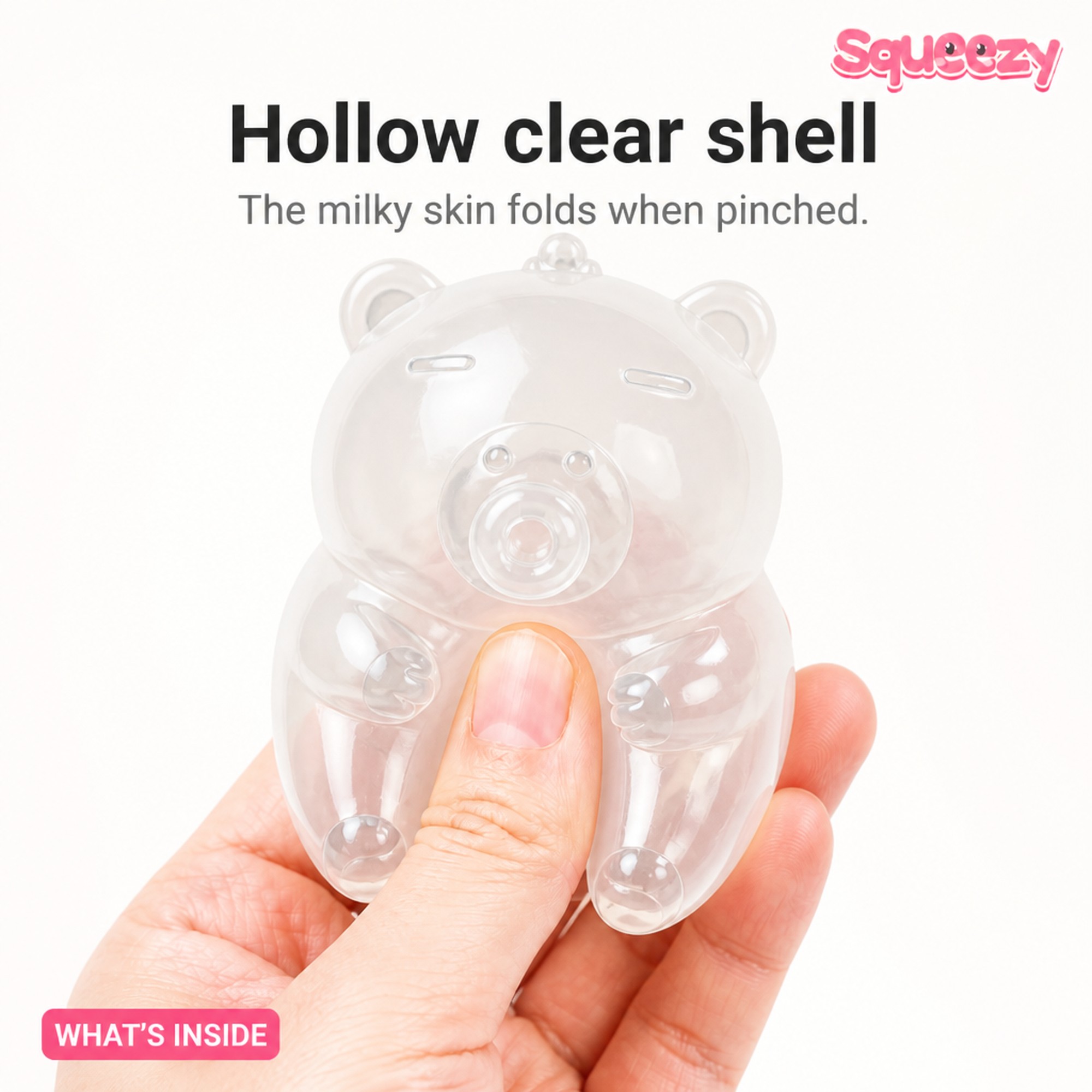 Clear Ball Skin hollow pinch