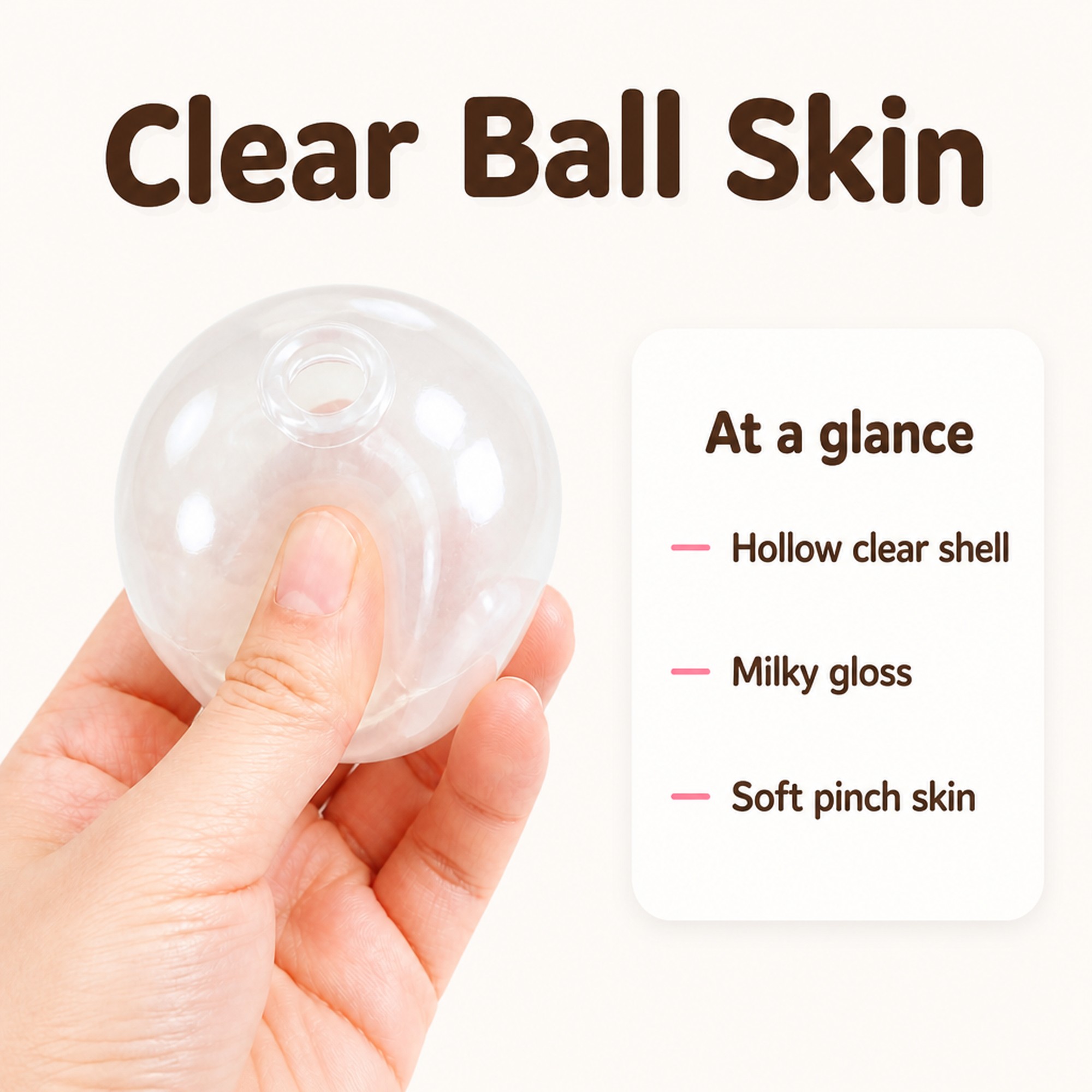 Clear Ball Skin at a glance