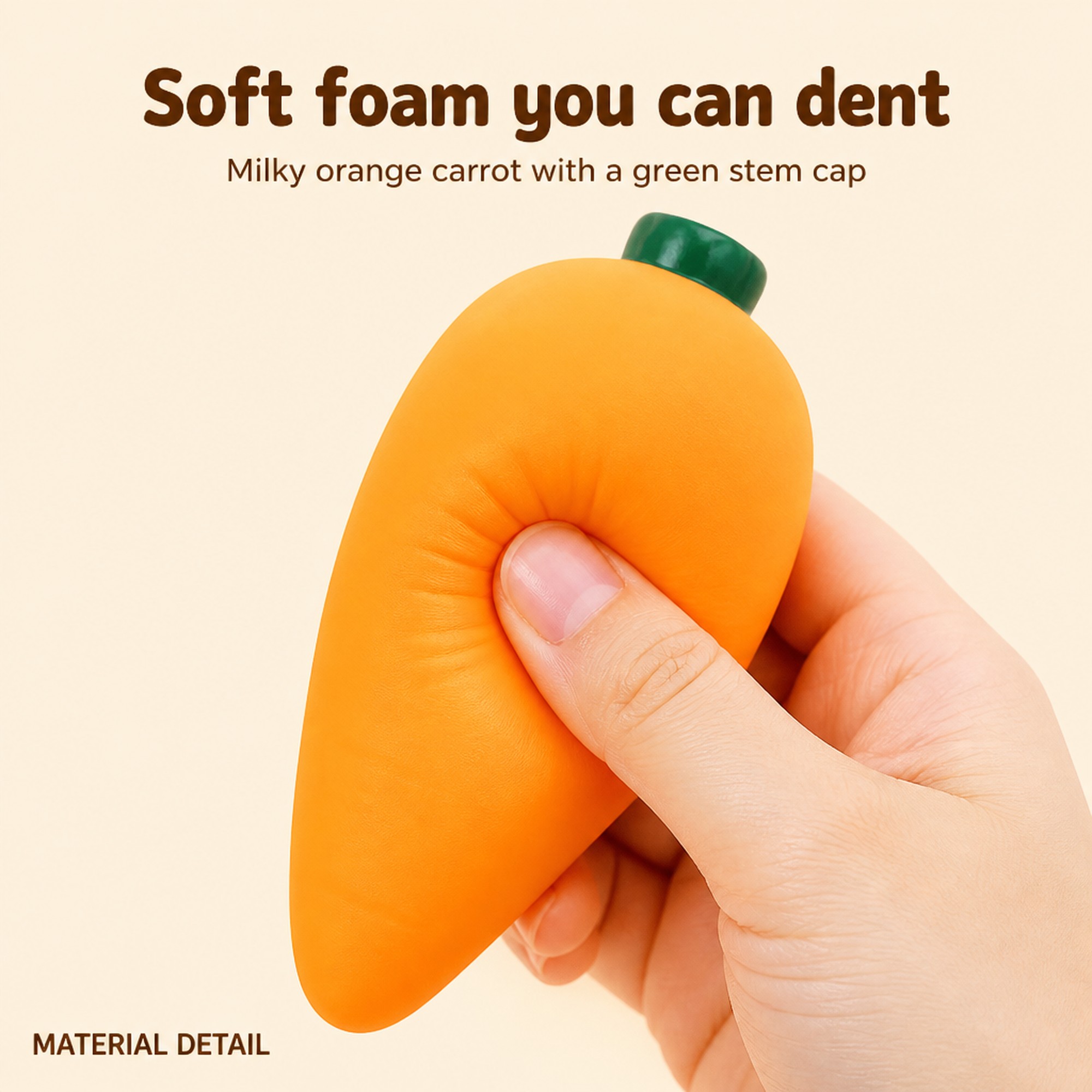 Carrot foam squeeze