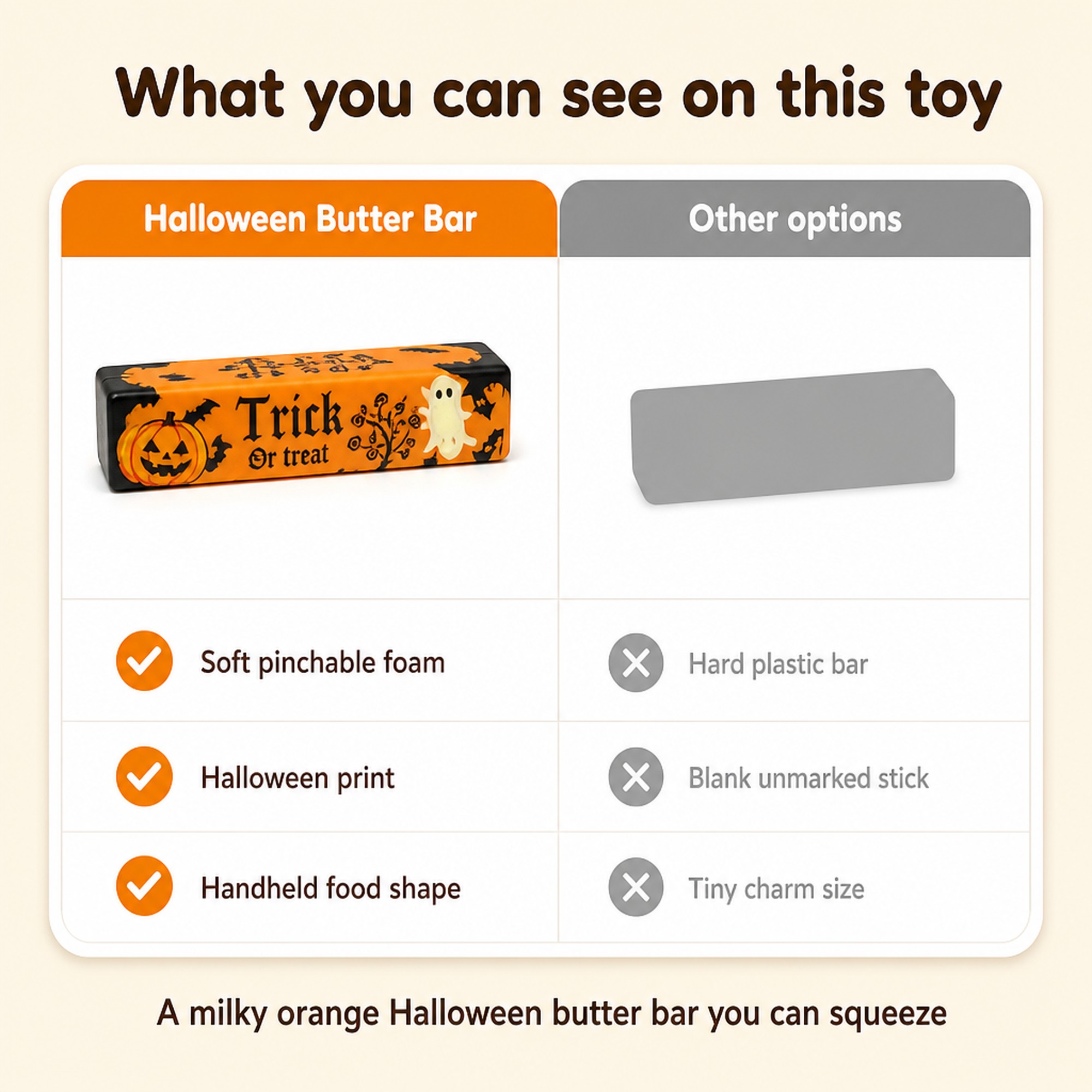 Halloween Butter Bar compared with other options