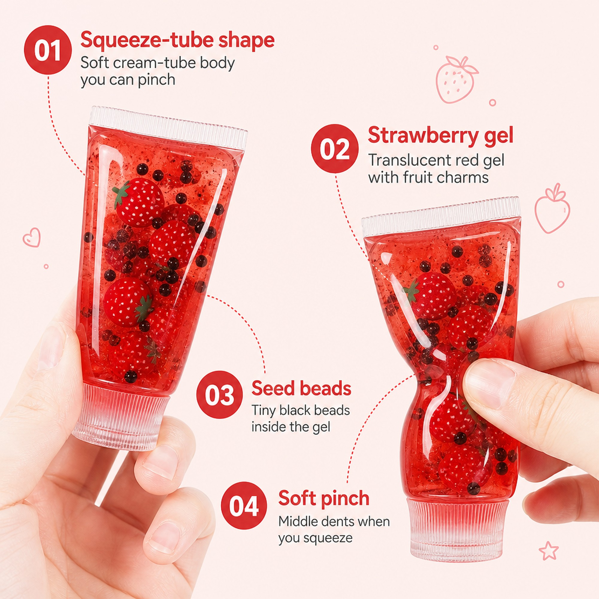 Strawberry Jam Tube features