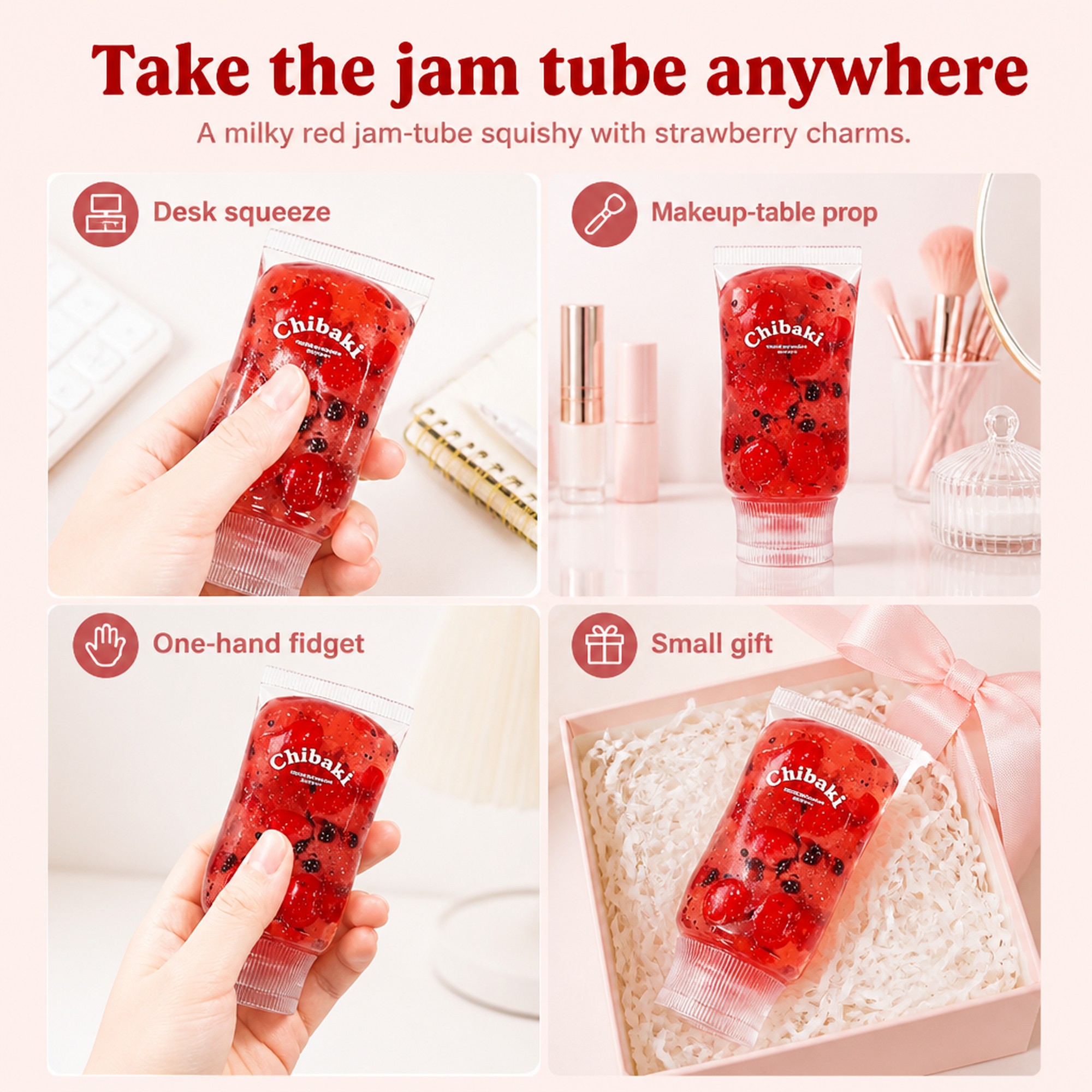 Strawberry Jam Tube use occasions