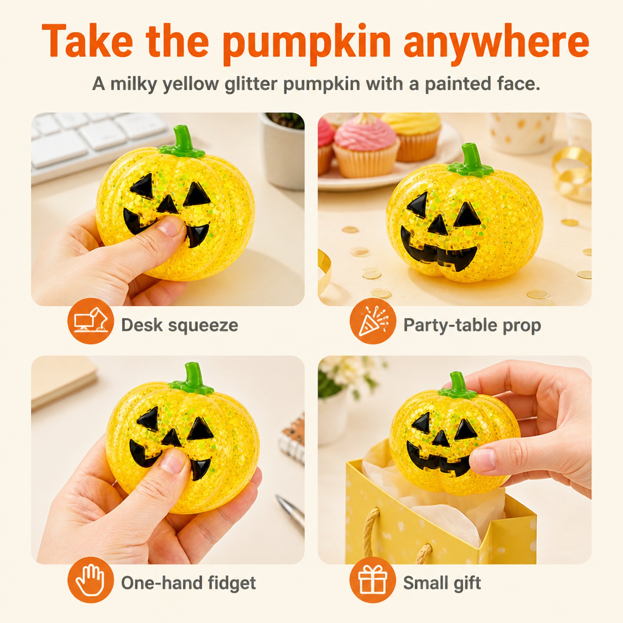 Glitter Pumpkin use occasions