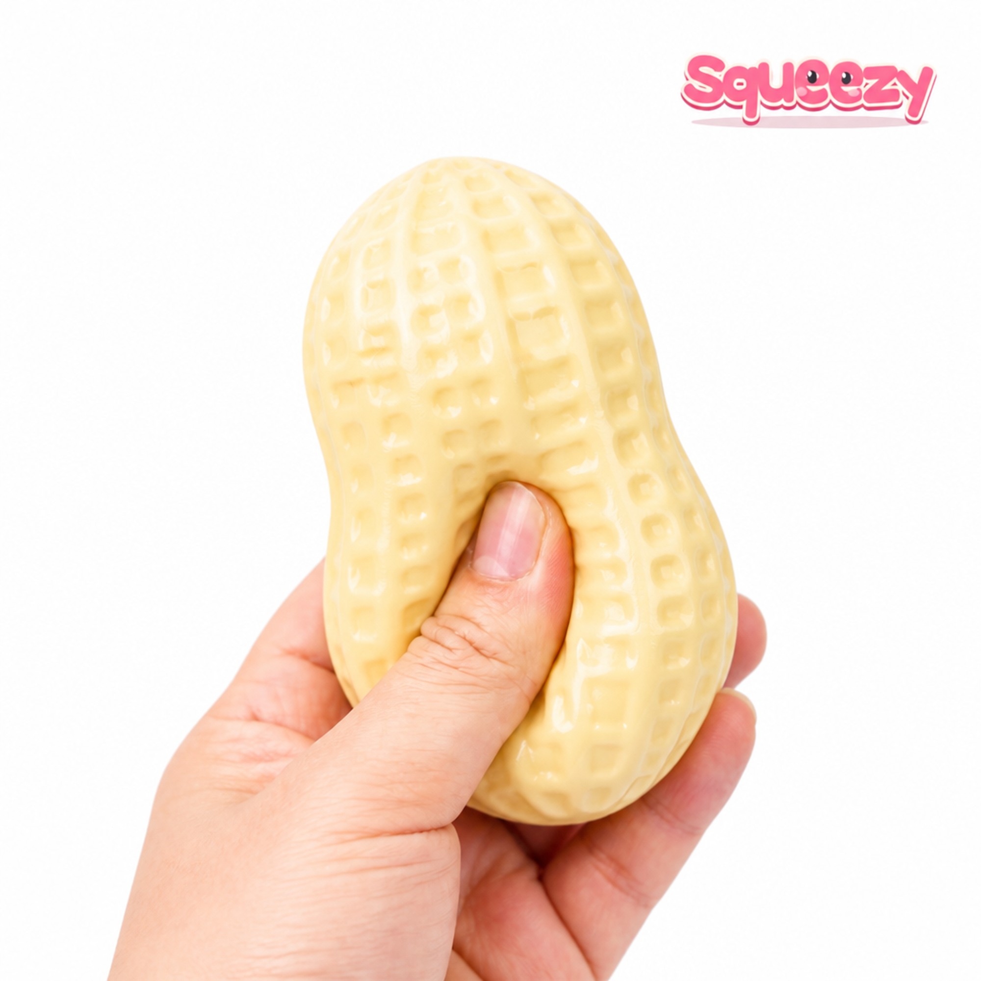 Peanut being squeezed