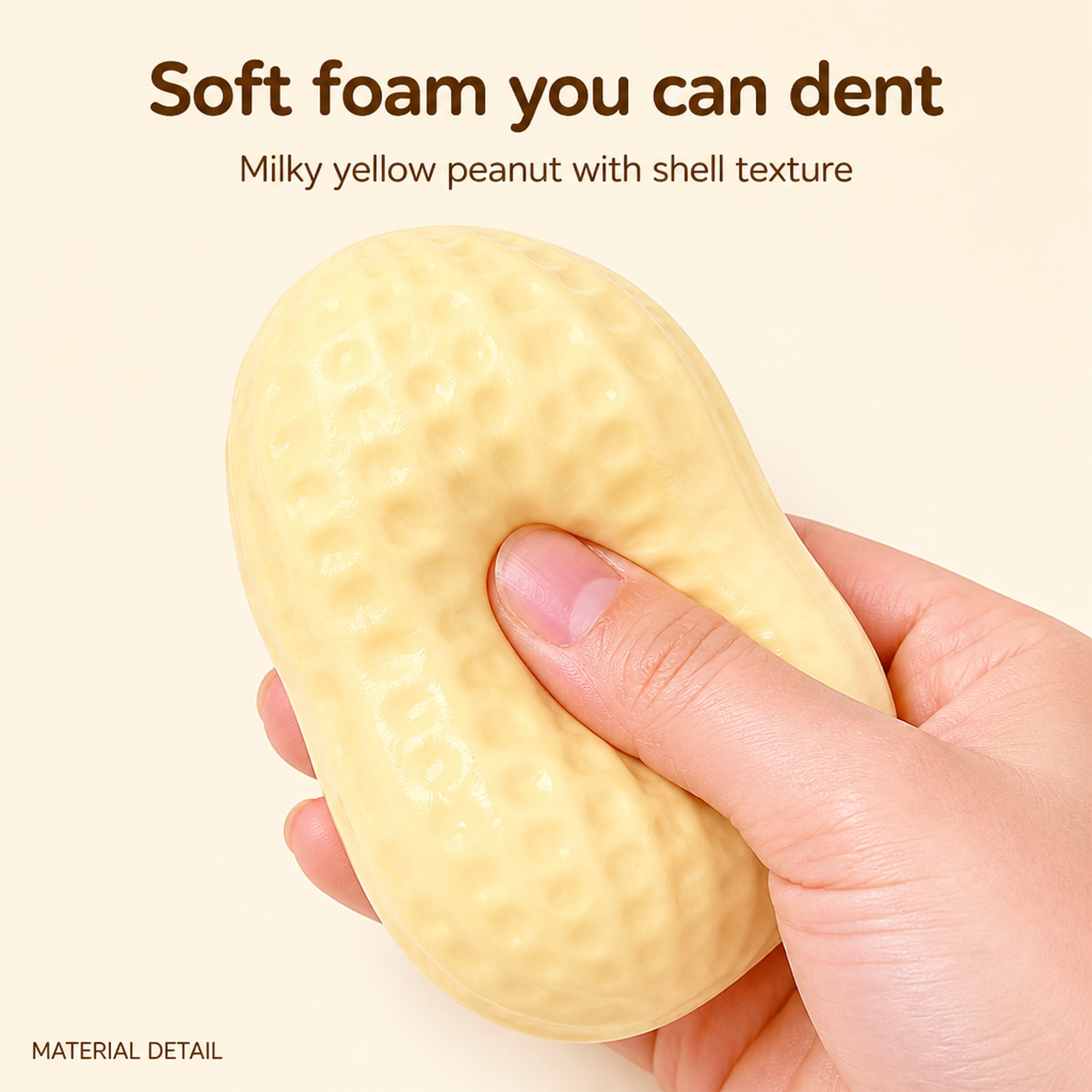 Peanut foam squeeze