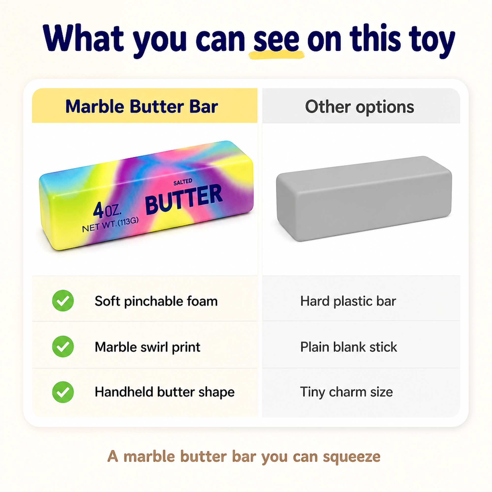 Marble Butter Bar compared with other options
