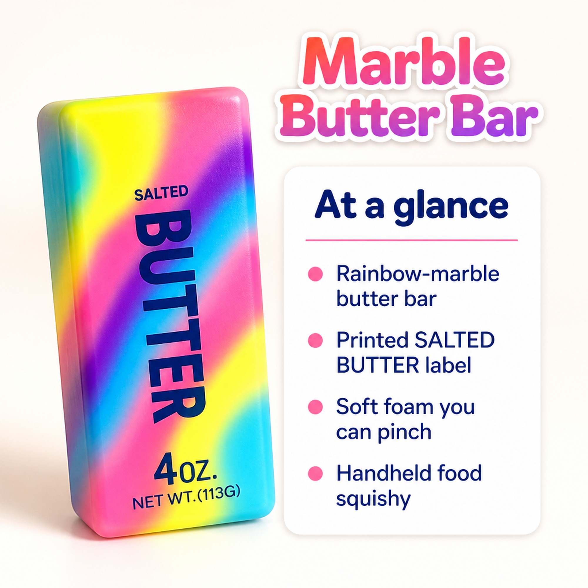 Marble Butter Bar at a glance
