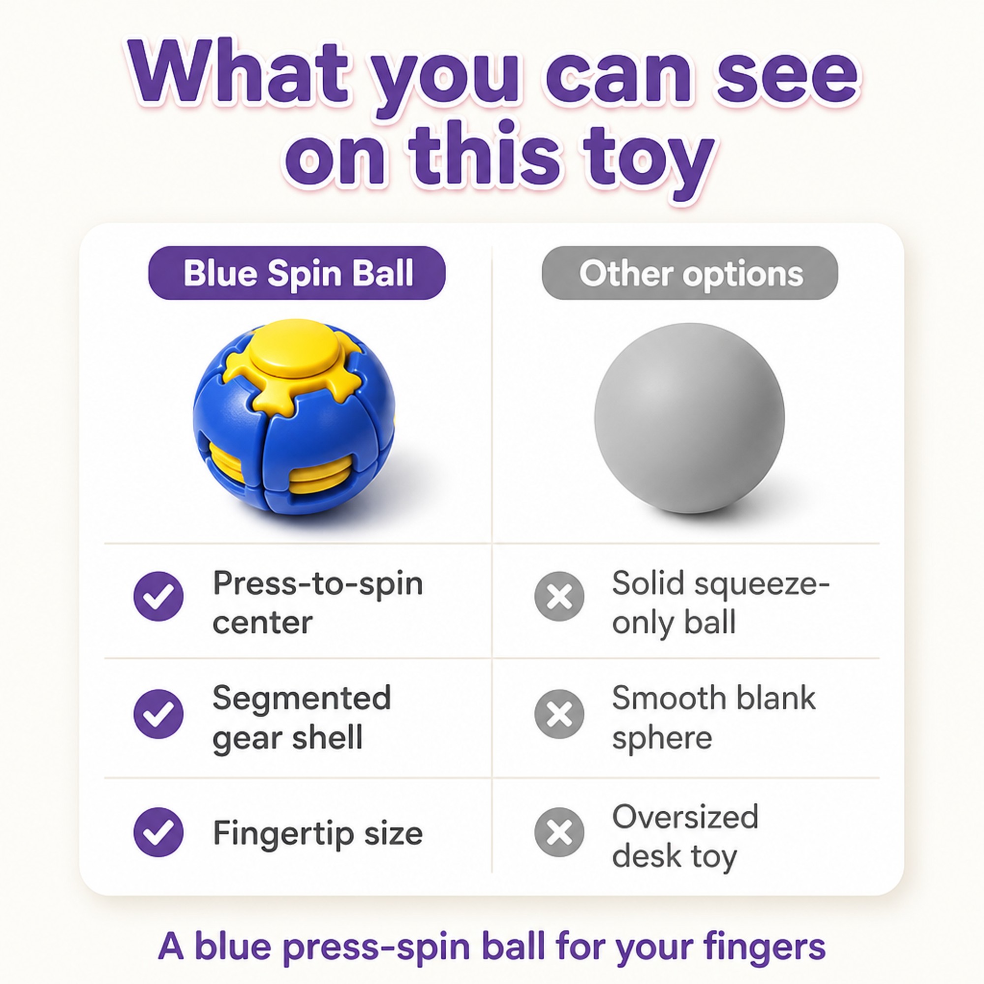 Blue Spin Ball compared with other options