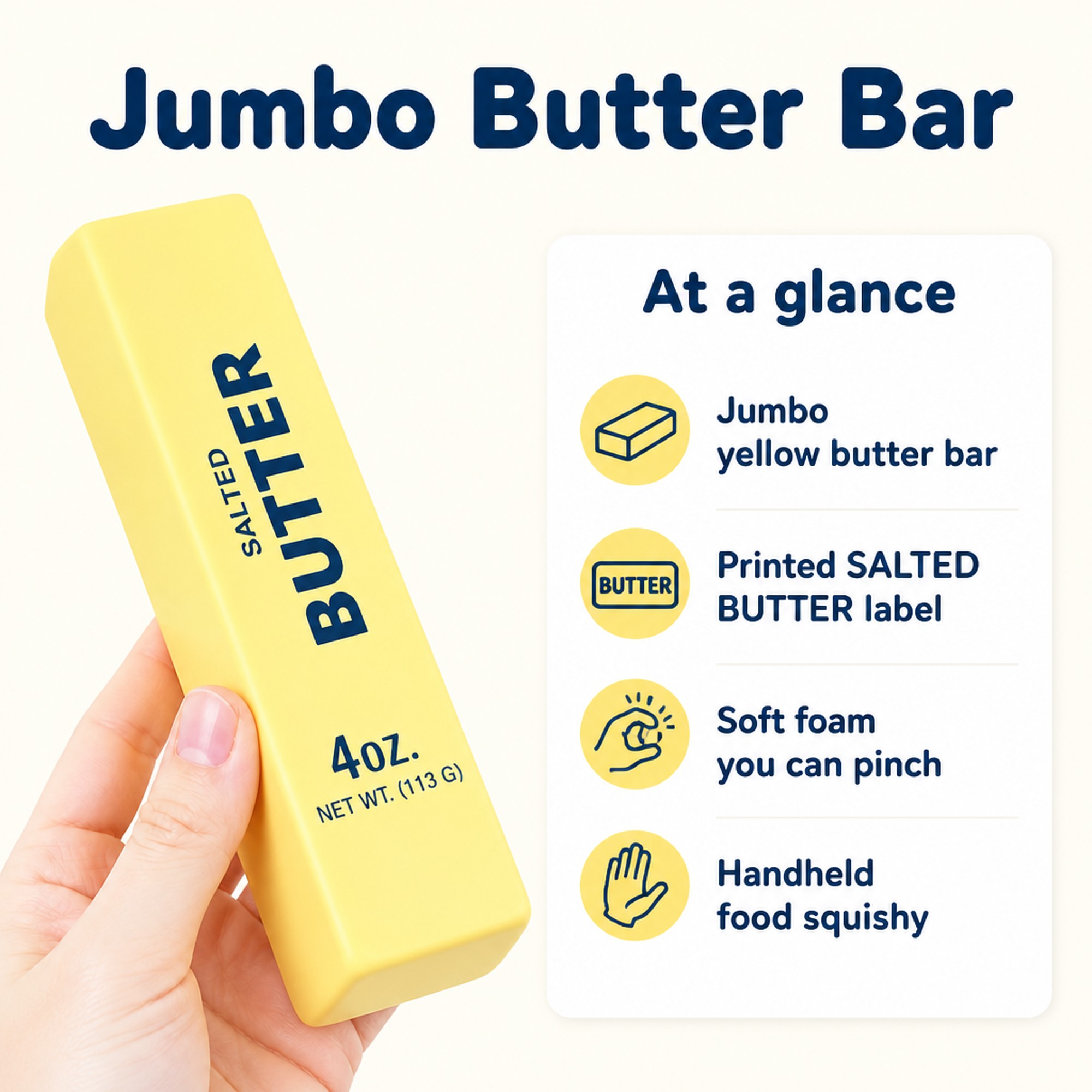 Jumbo Butter Bar at a glance