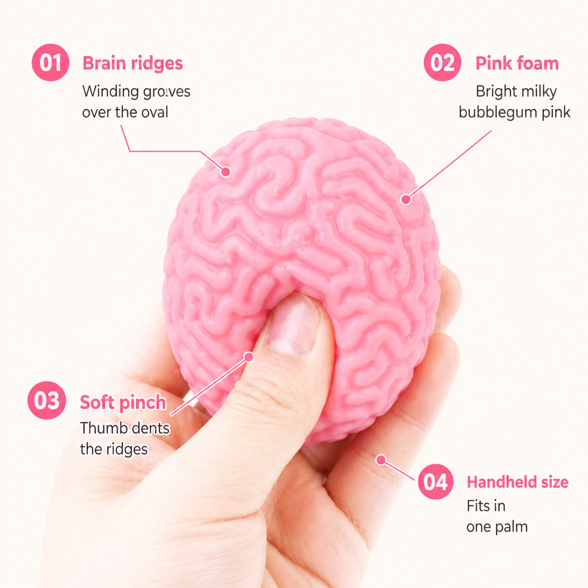 Pink Brain features