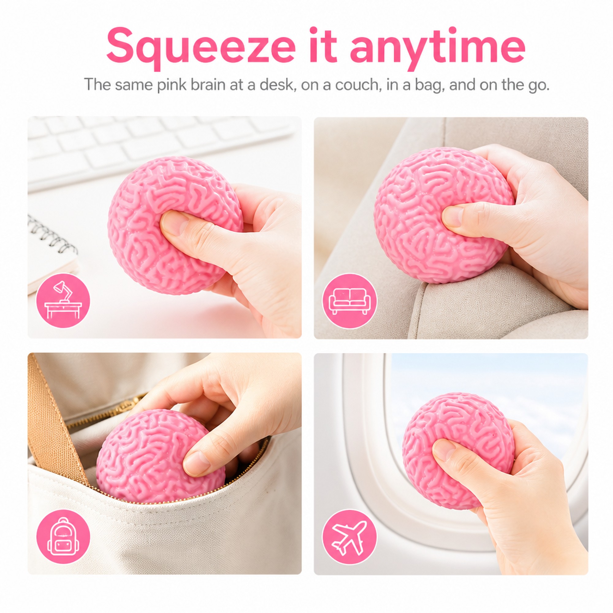 Pink Brain use occasions