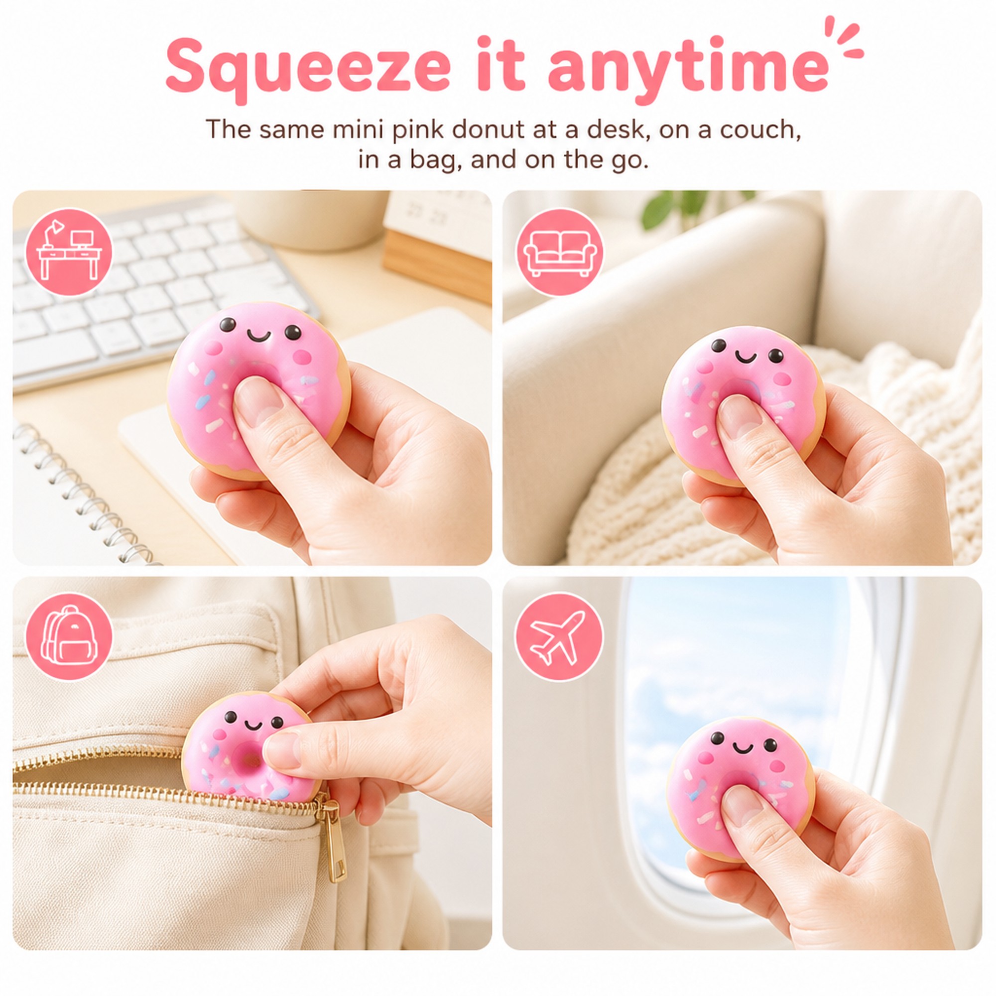 Mini Pink Donut use occasions