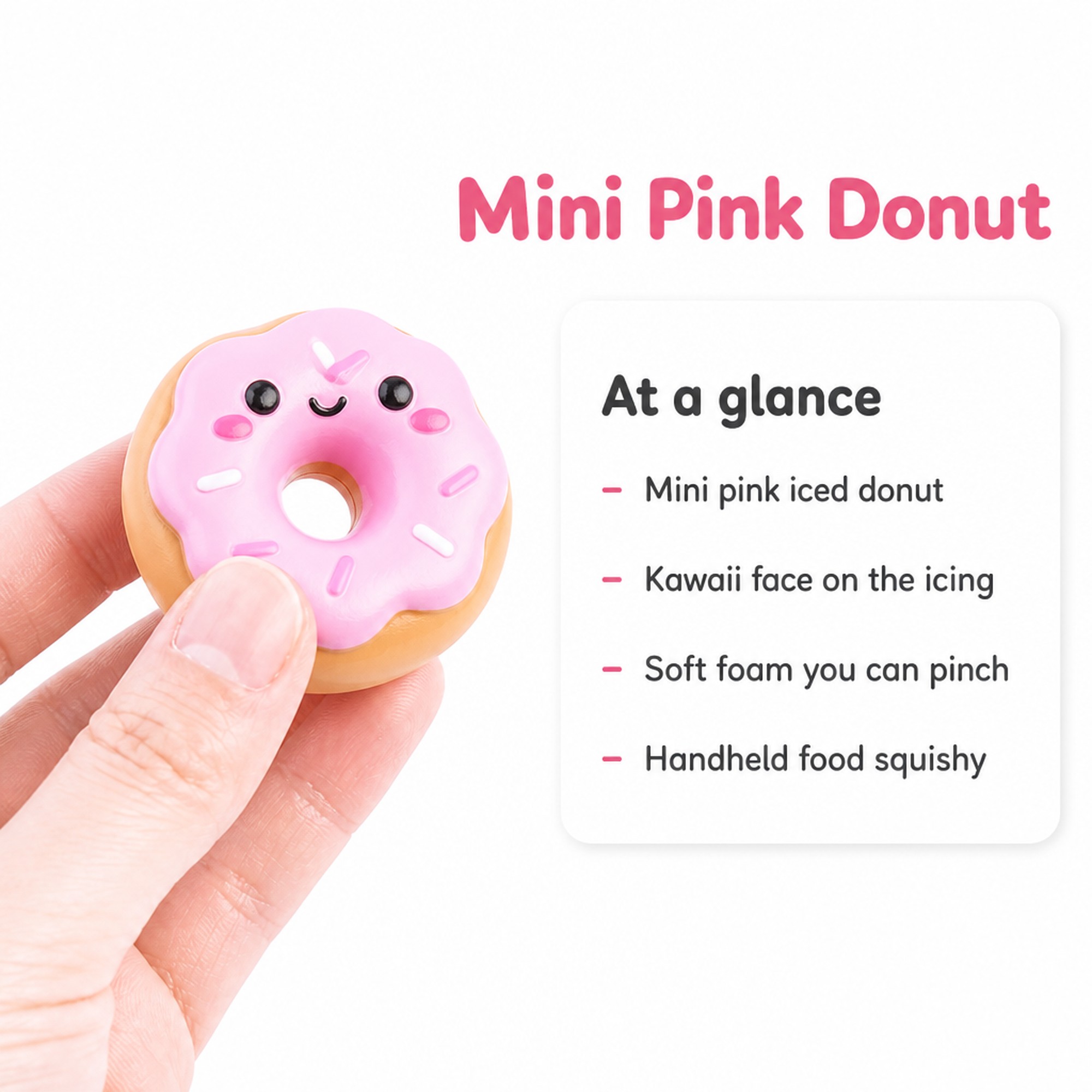 Mini Pink Donut at a glance