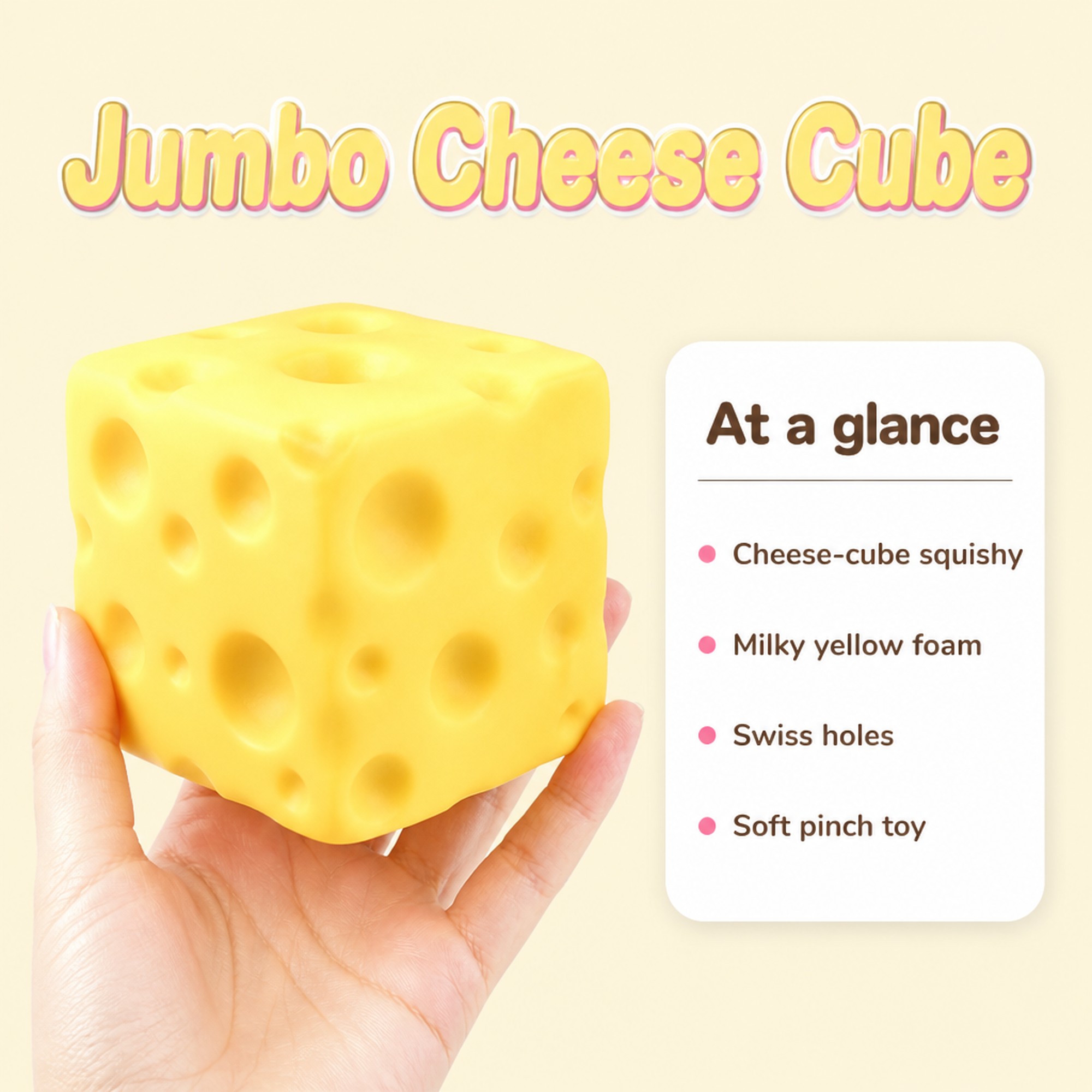 Jumbo Cheese Cube at a glance