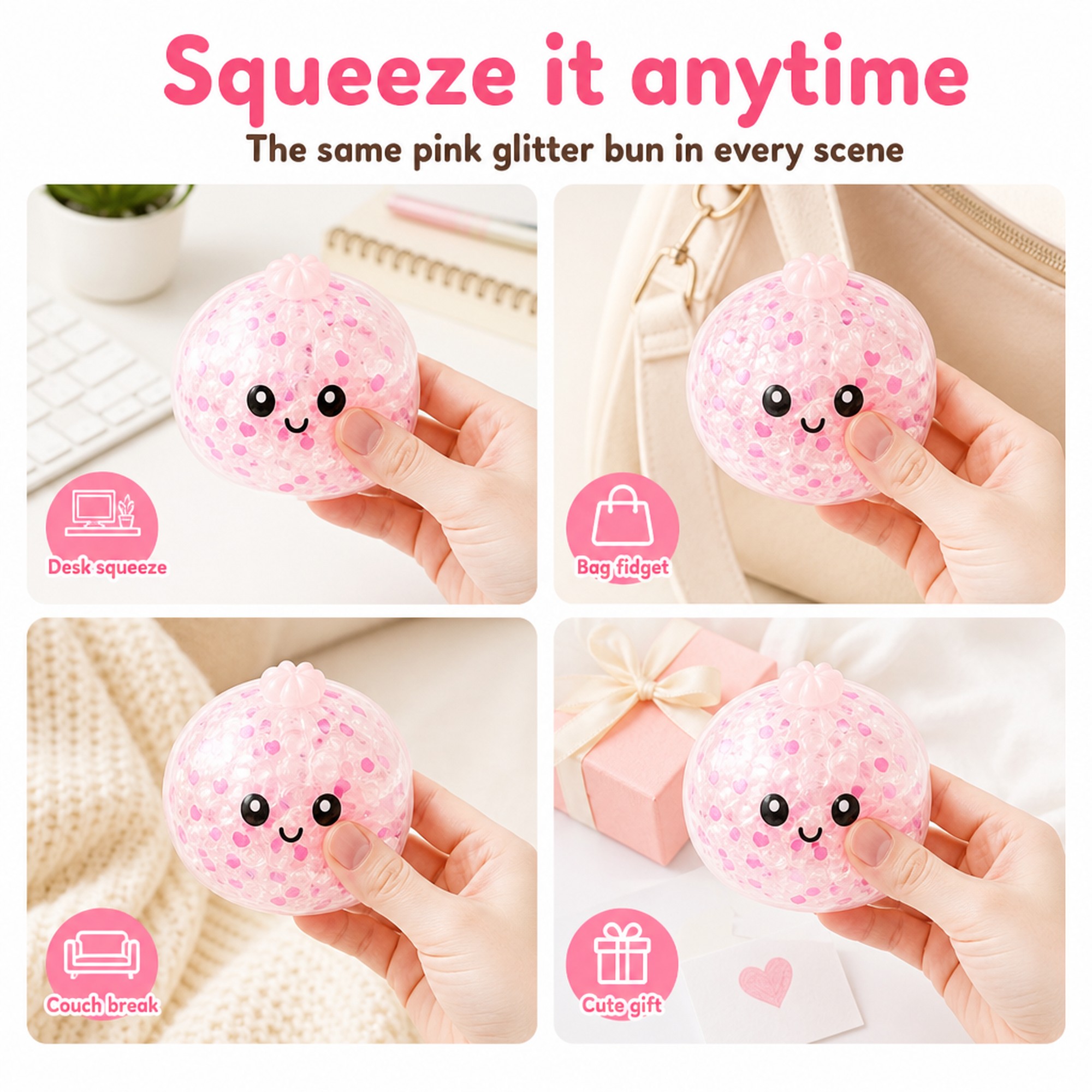 Heart Glitter Bao use occasions