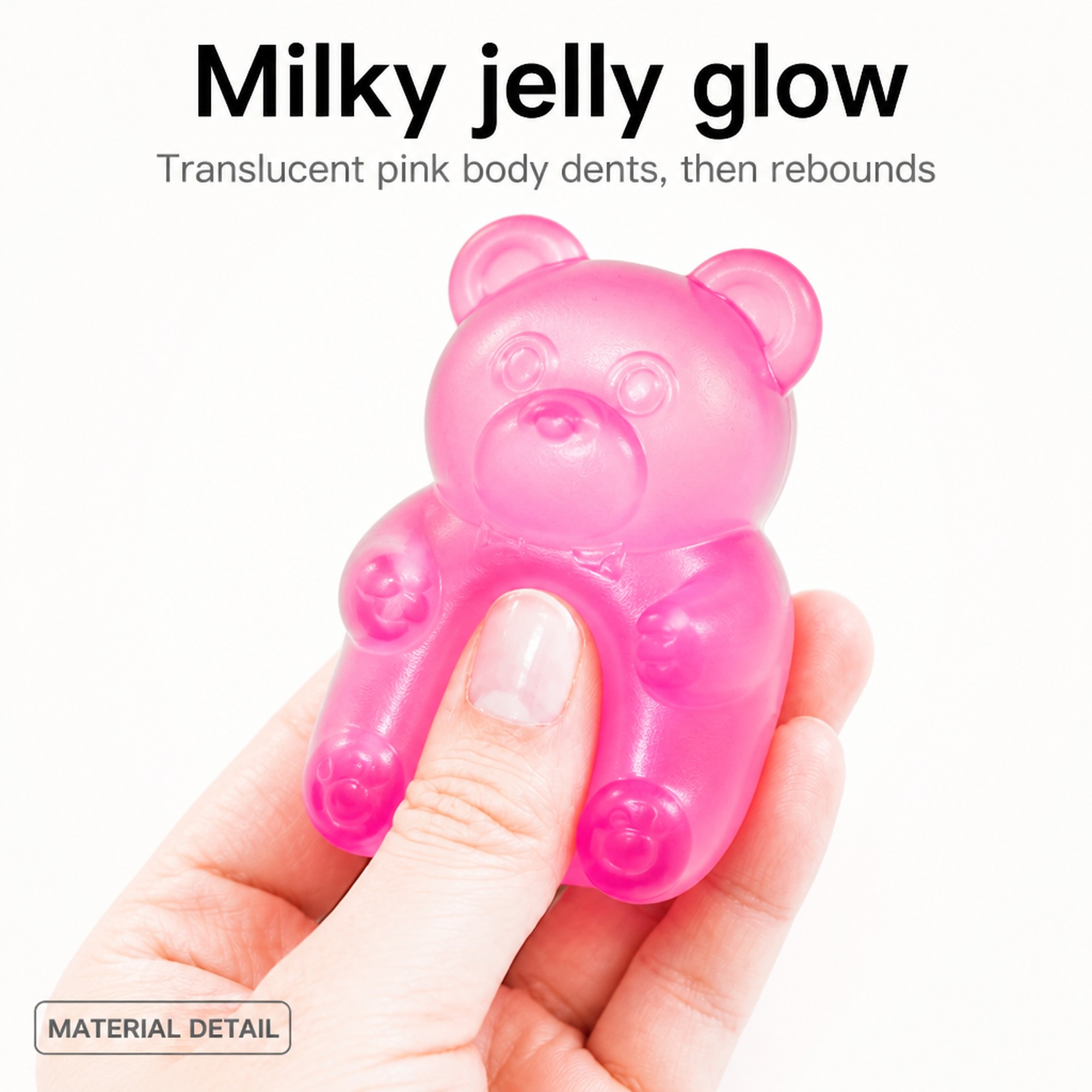Pink Jelly Bear jelly squeeze