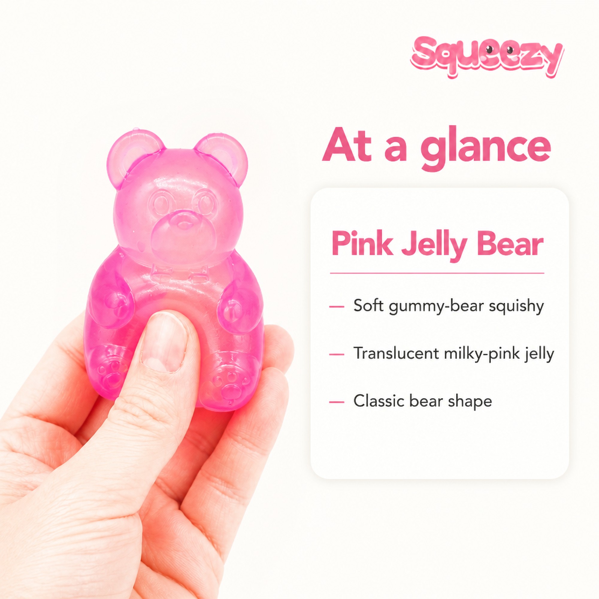 Pink Jelly Bear at a glance