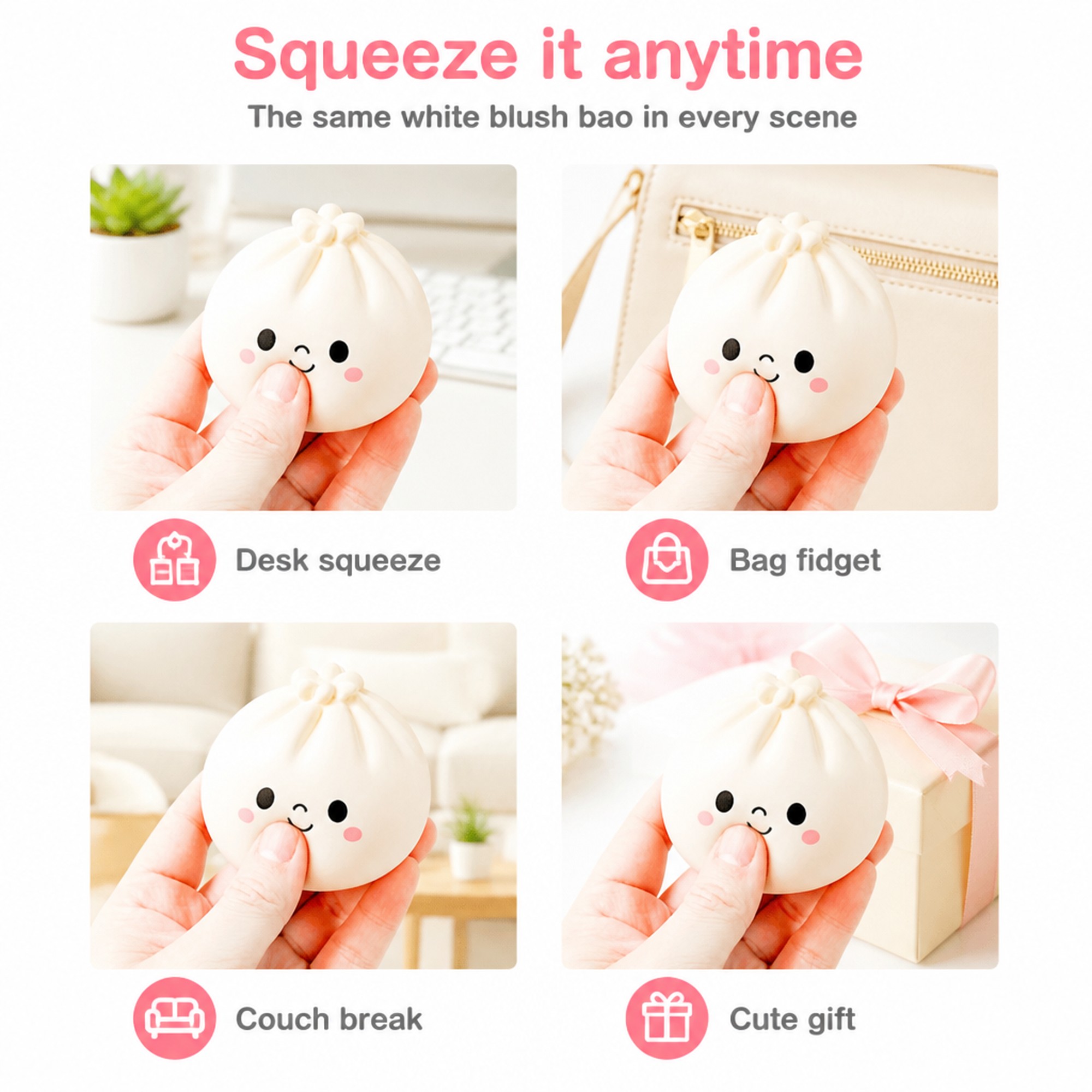 White Blush Bao use occasions