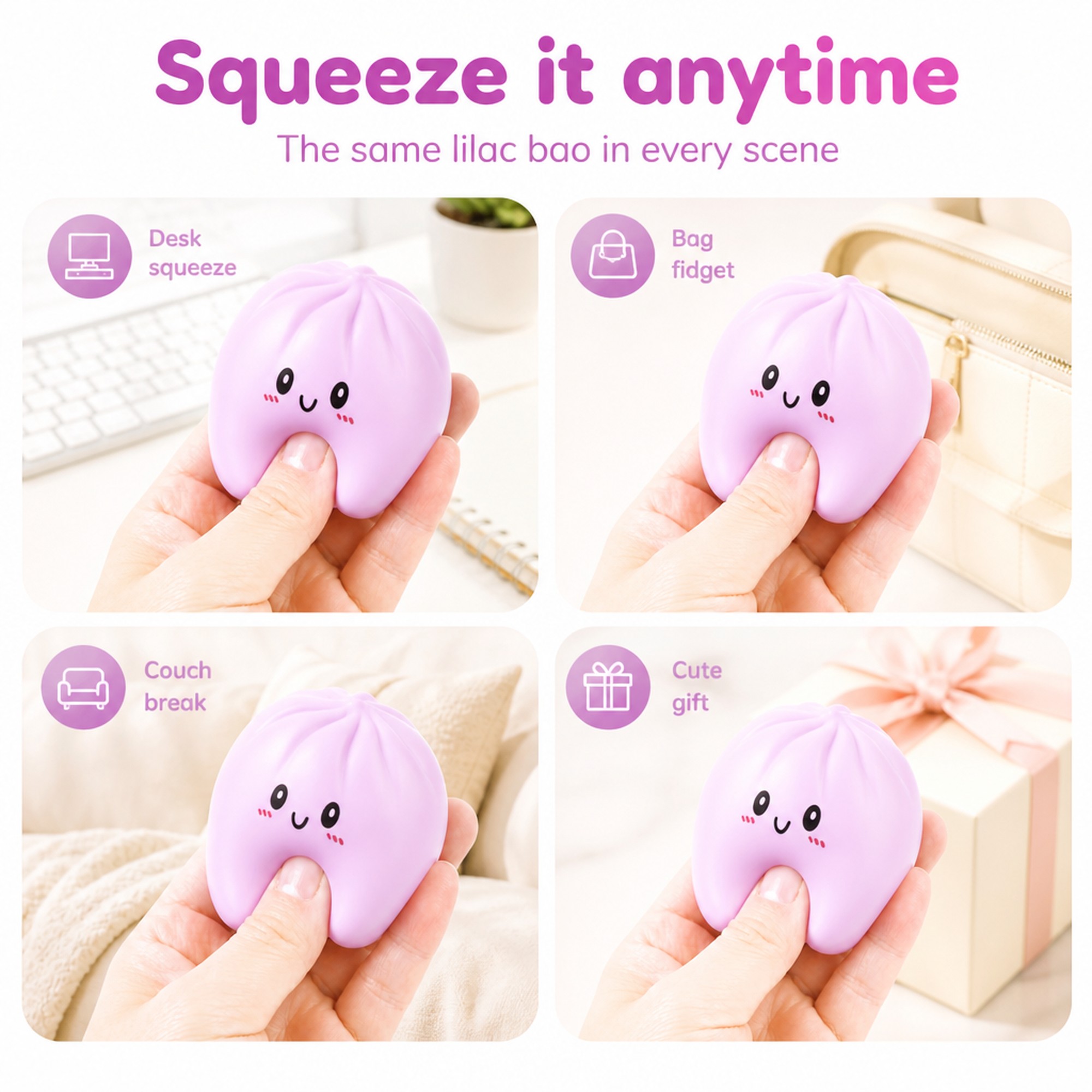 Lilac Steamer Bao use occasions