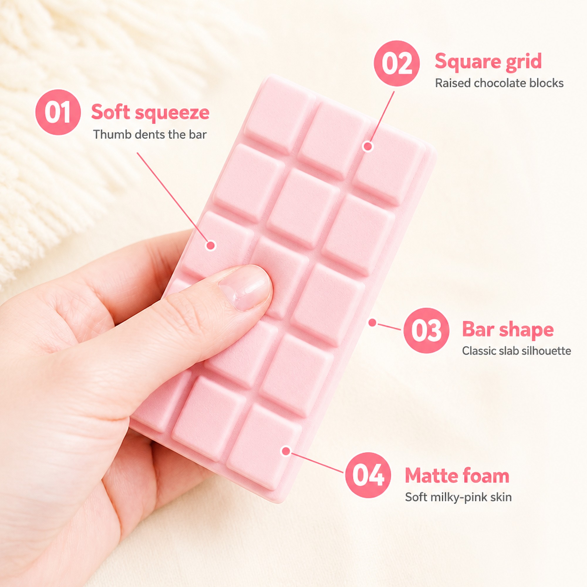 Pink Choco Bar features