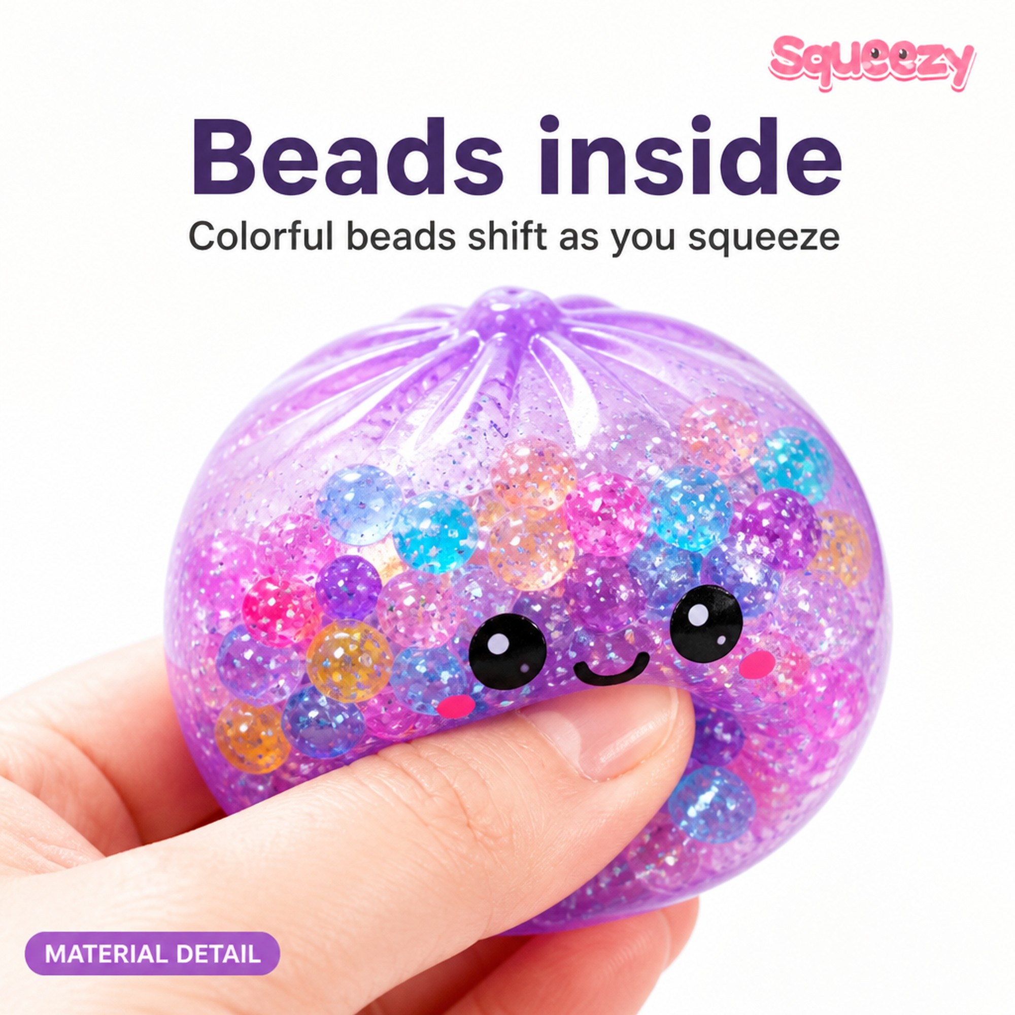 Purple Bead Bao beads inside