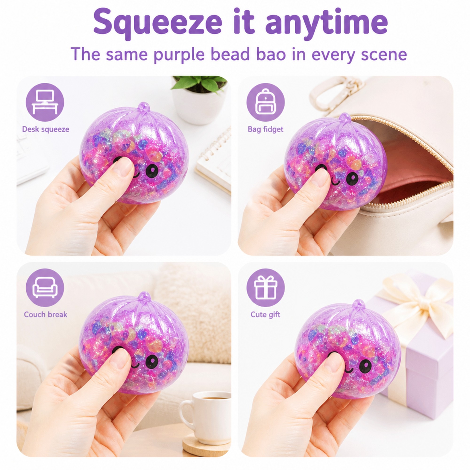 Purple Bead Bao use occasions