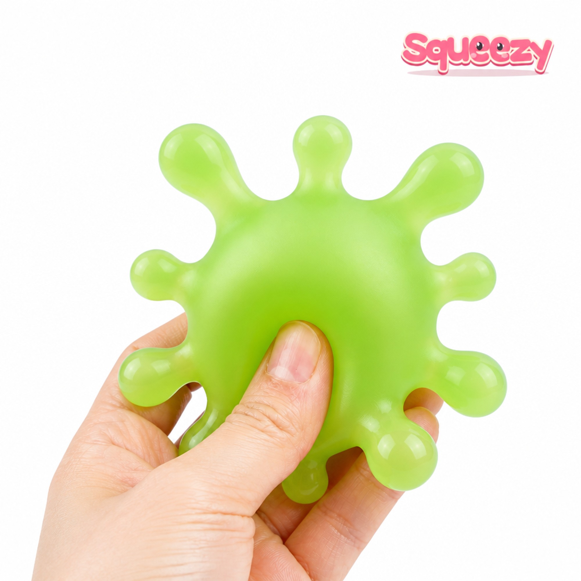 Lime Splat being squeezed
