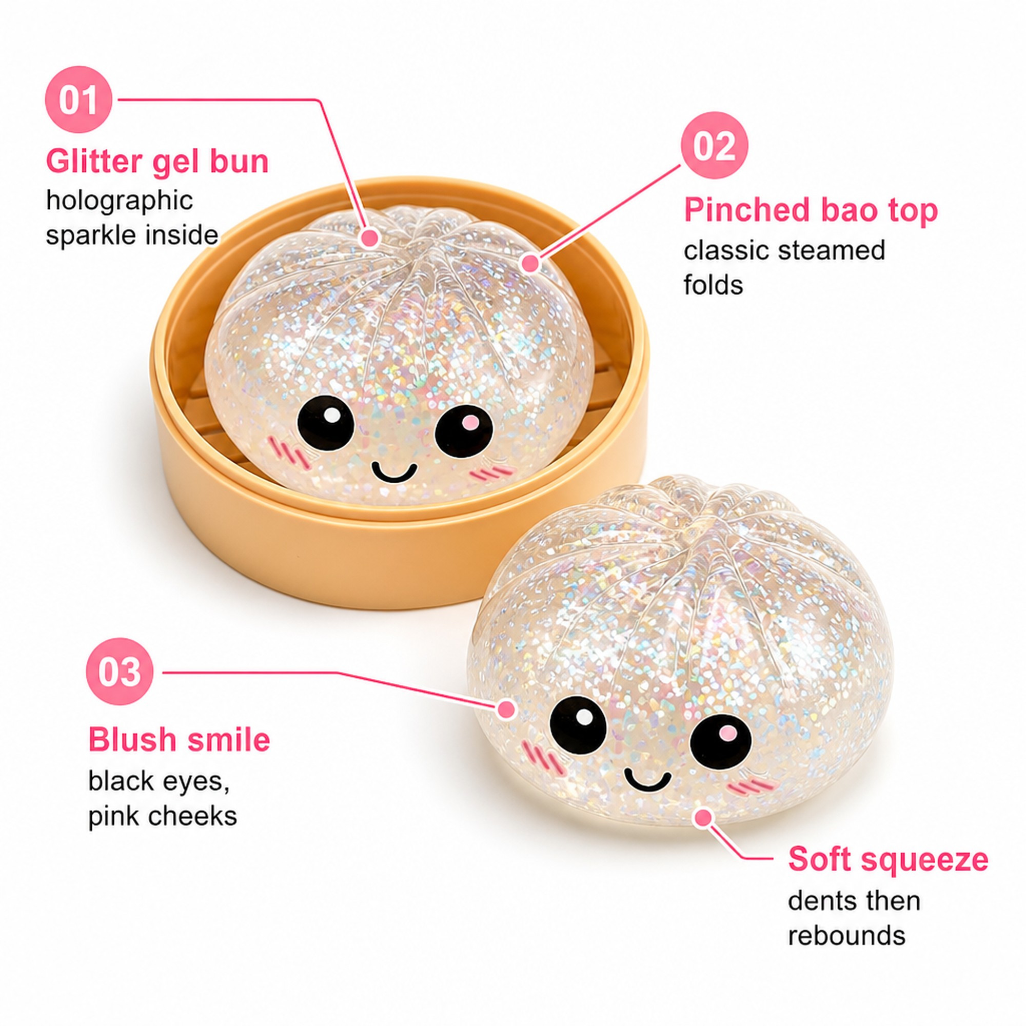 Sparkle Bao features