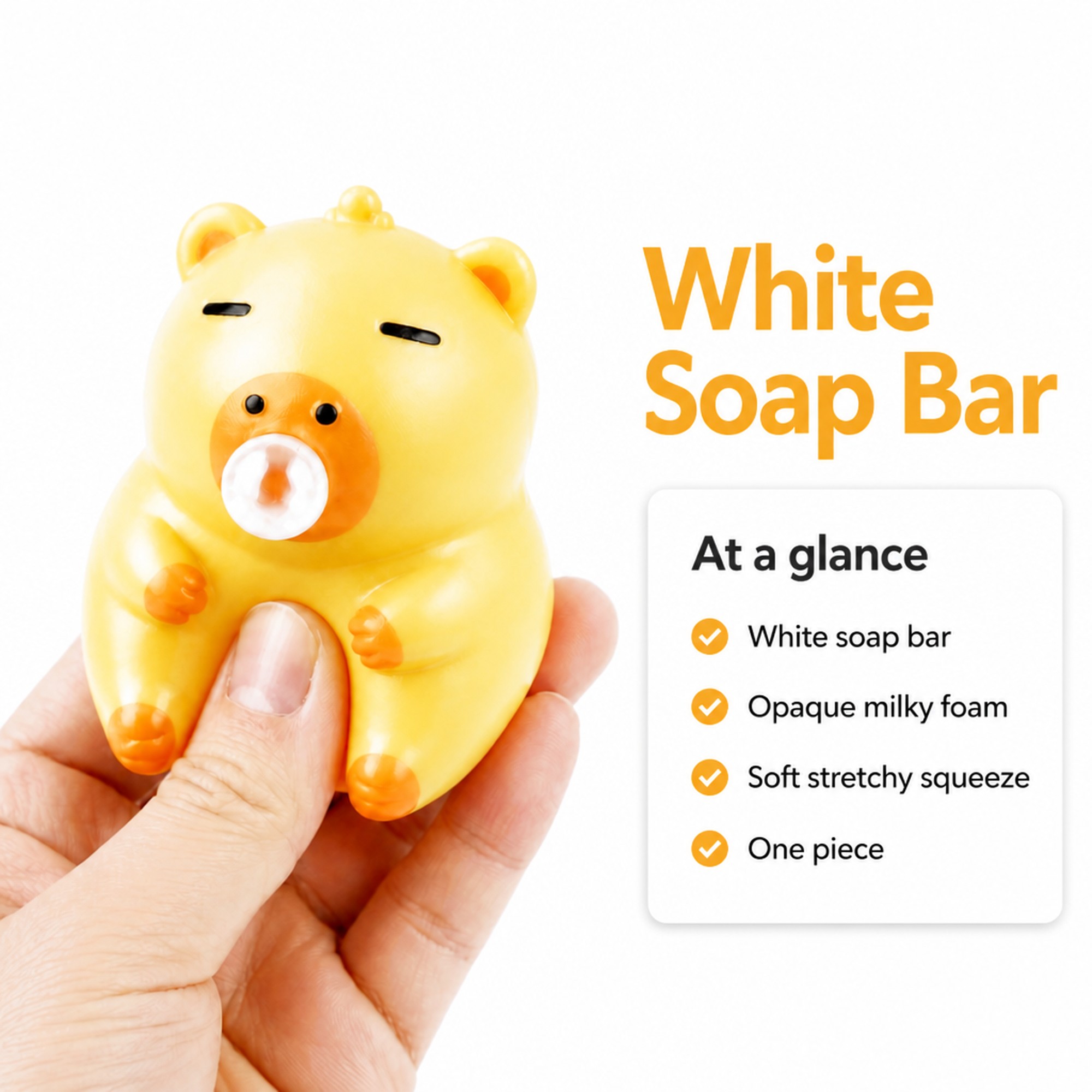 White Soap Bar at a glance