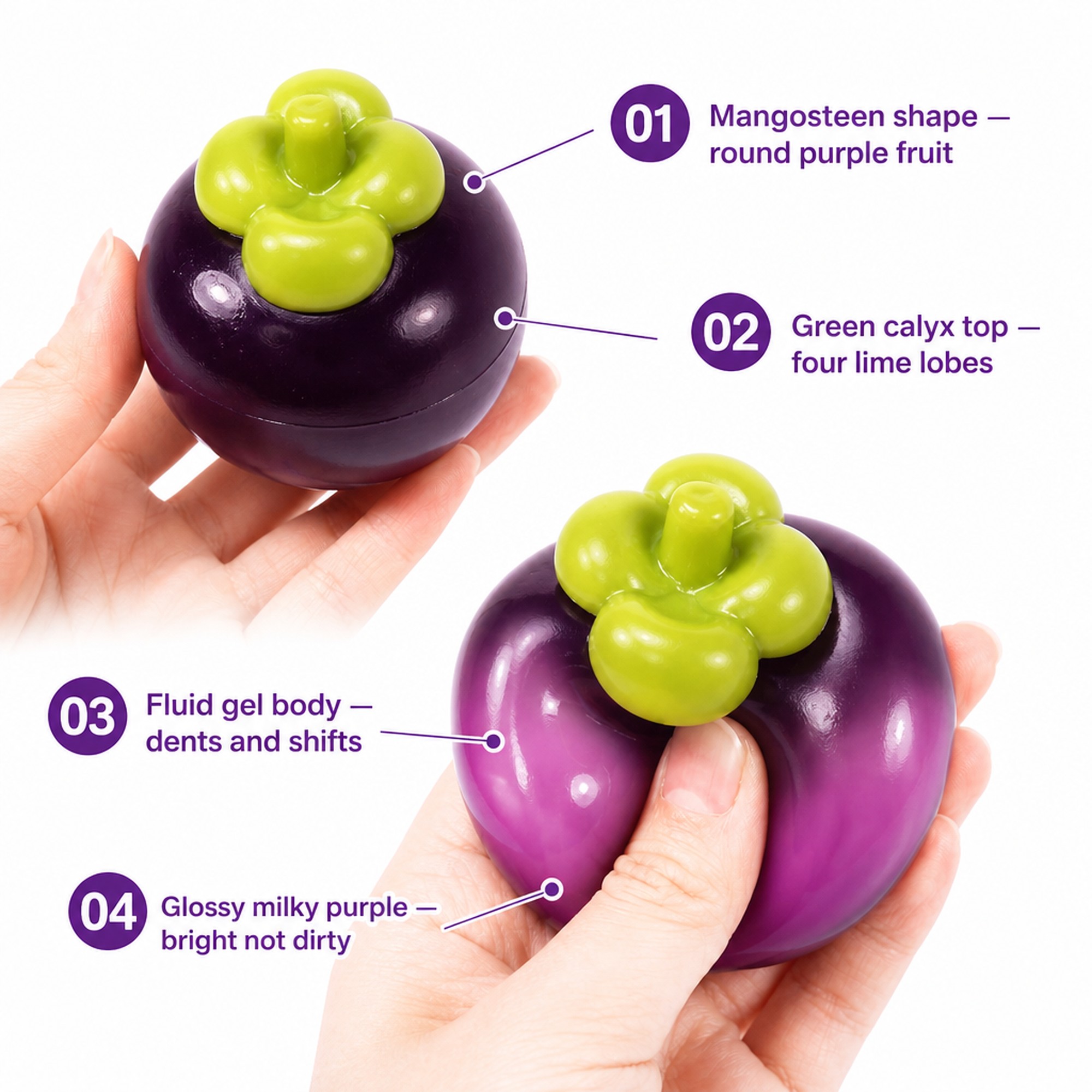 Fluid Mangosteen features