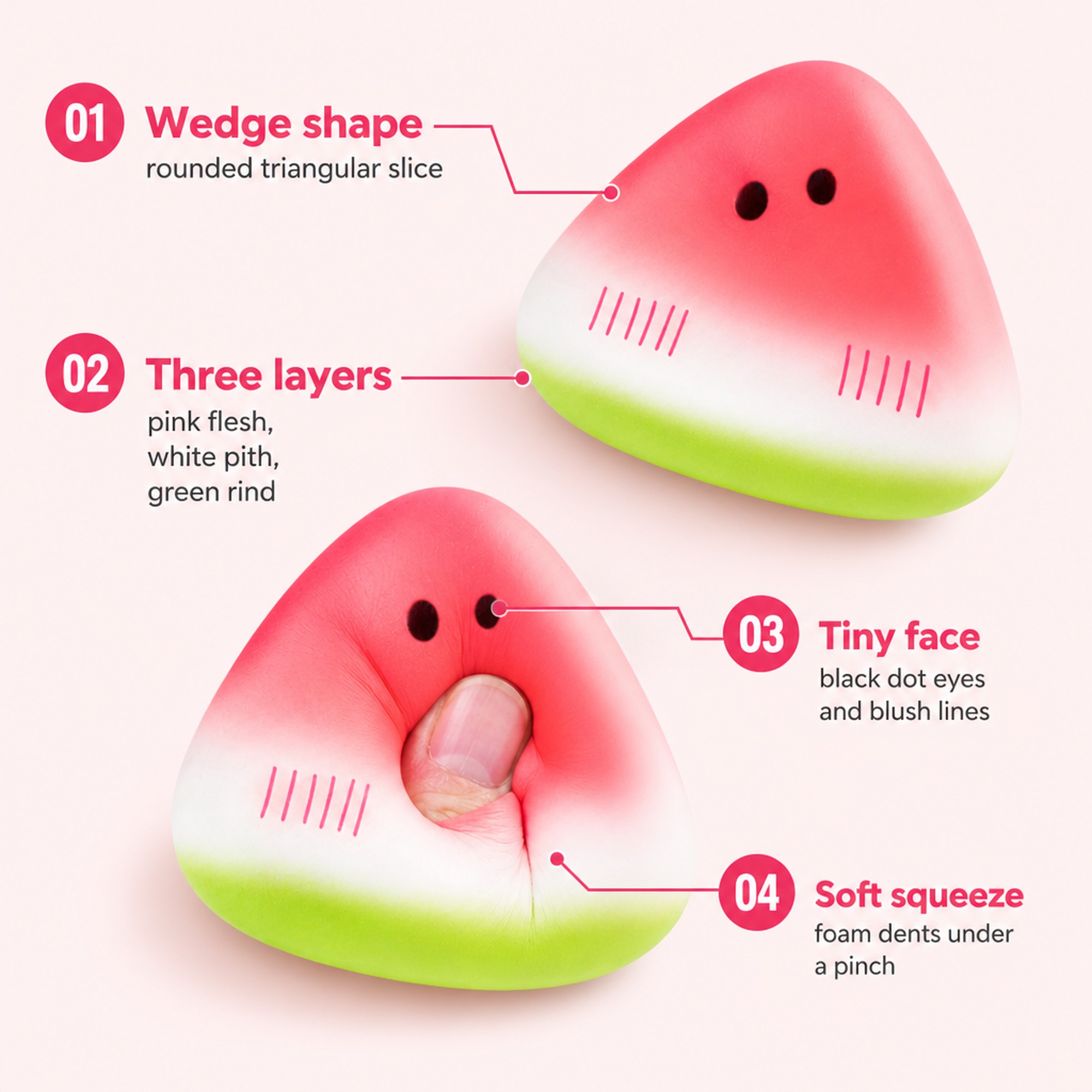 Watermelon Wedge features