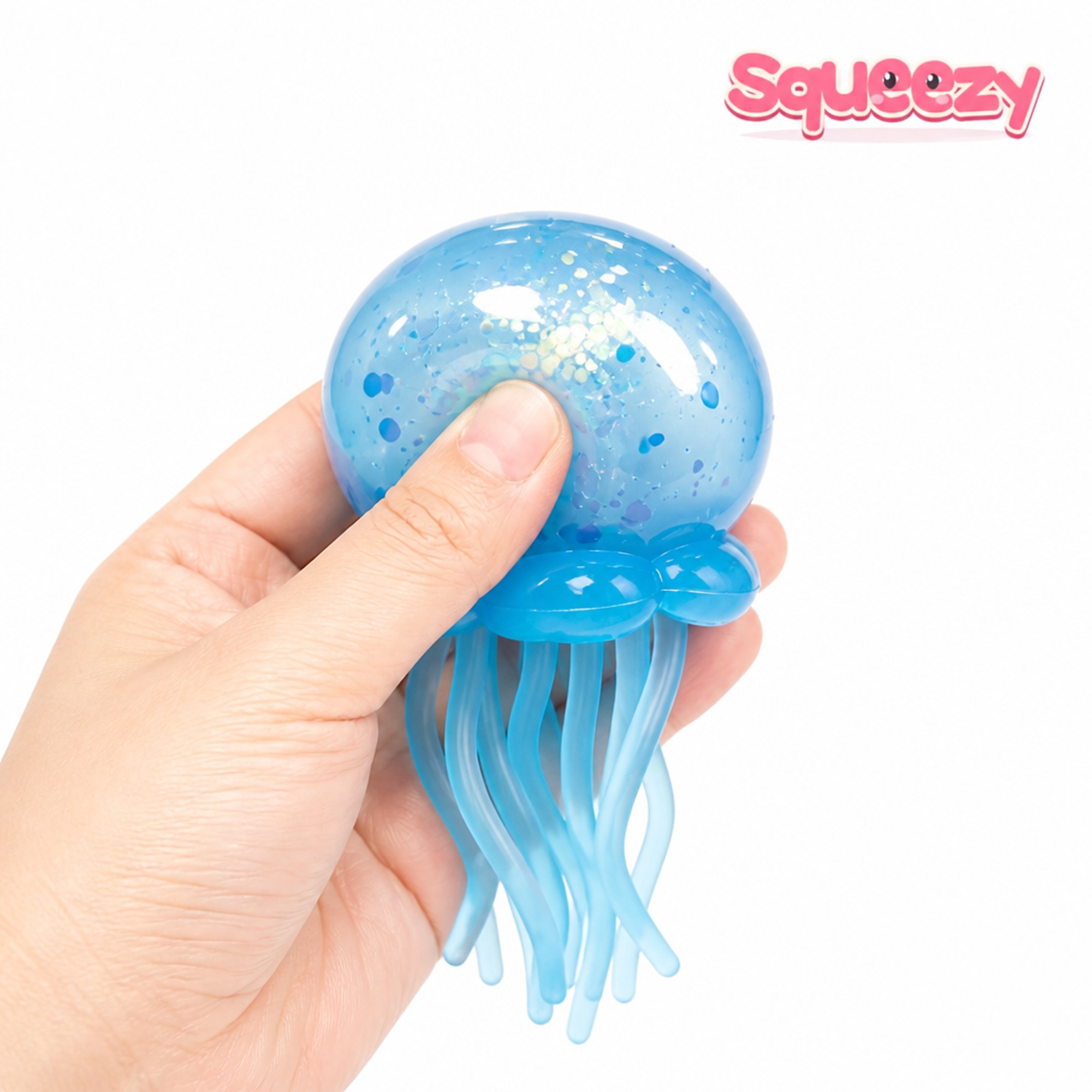 Pearl Jellyfish being squeezed