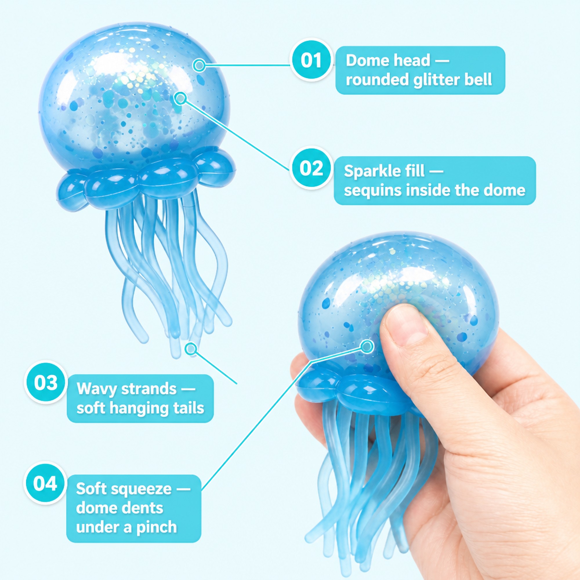 Pearl Jellyfish features