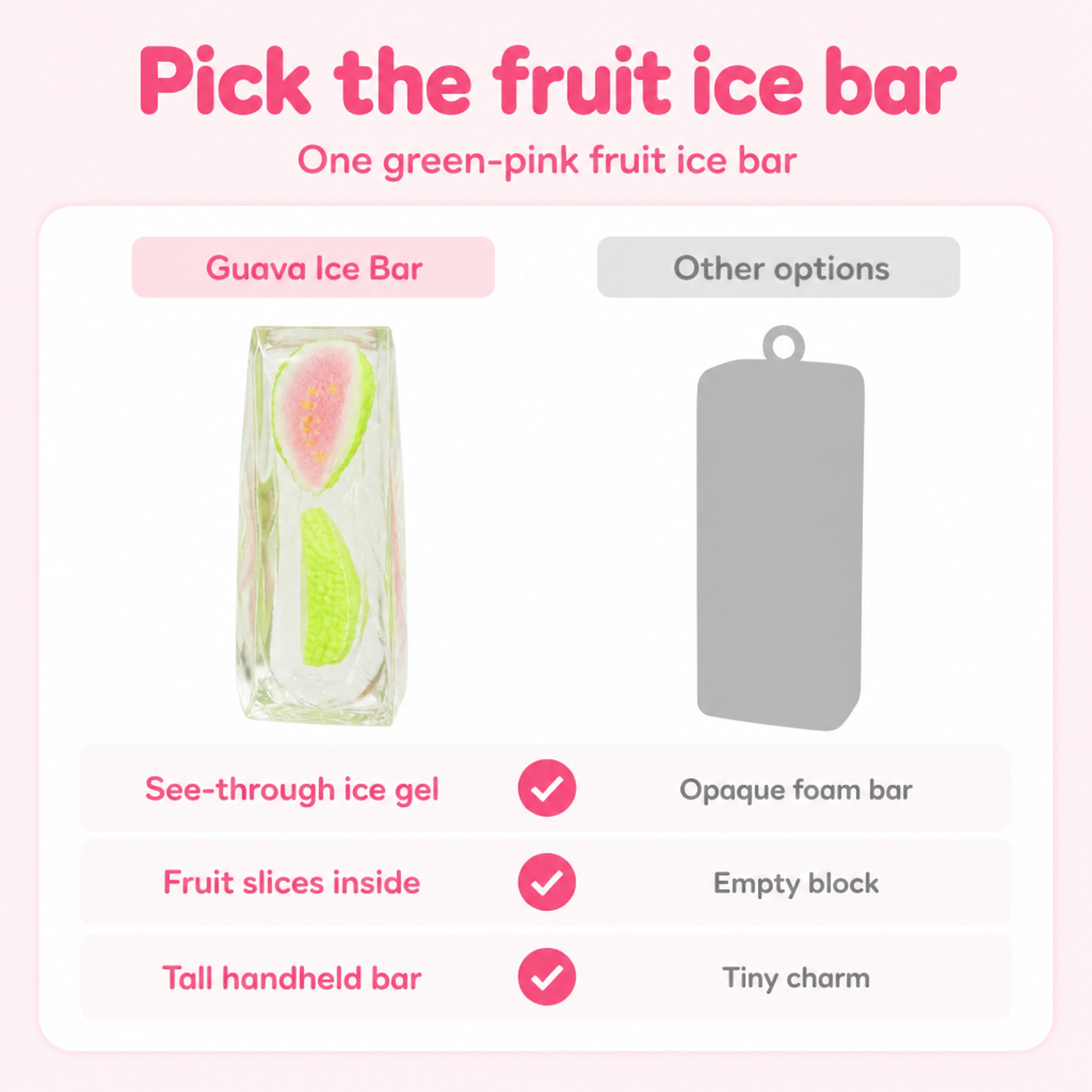 Guava Ice Bar compared with other options
