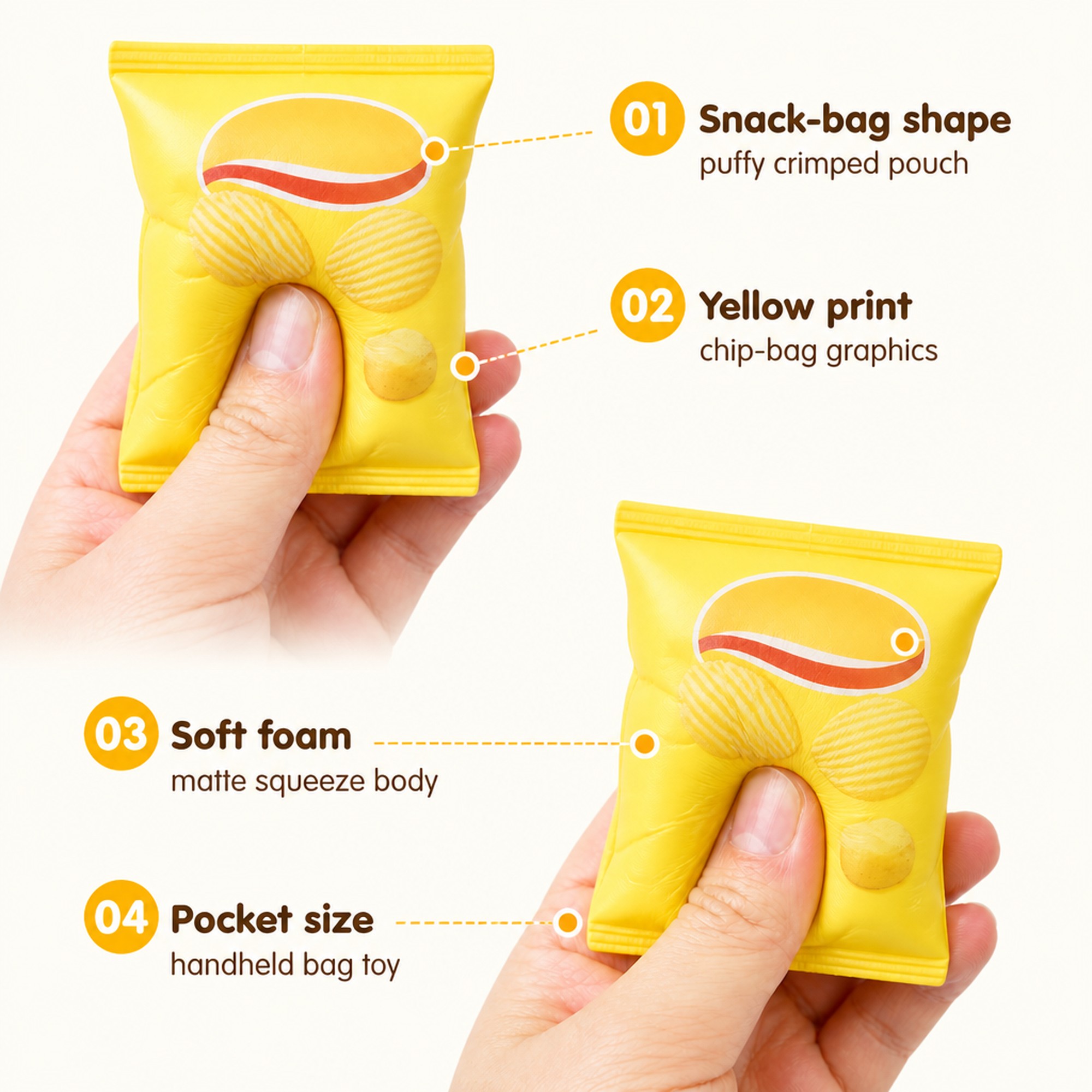 Chip Snack Bag features
