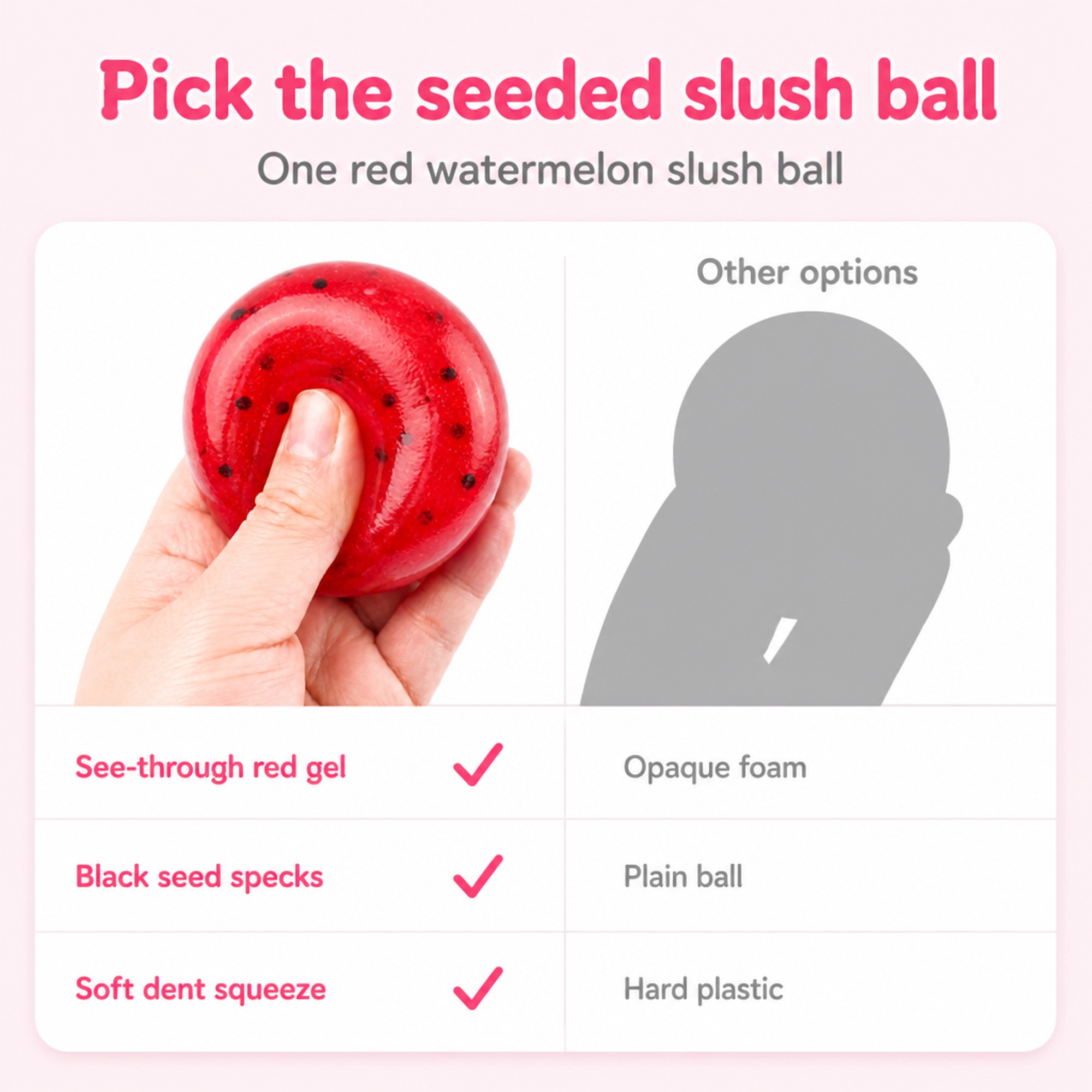 Watermelon Slush compared with other options