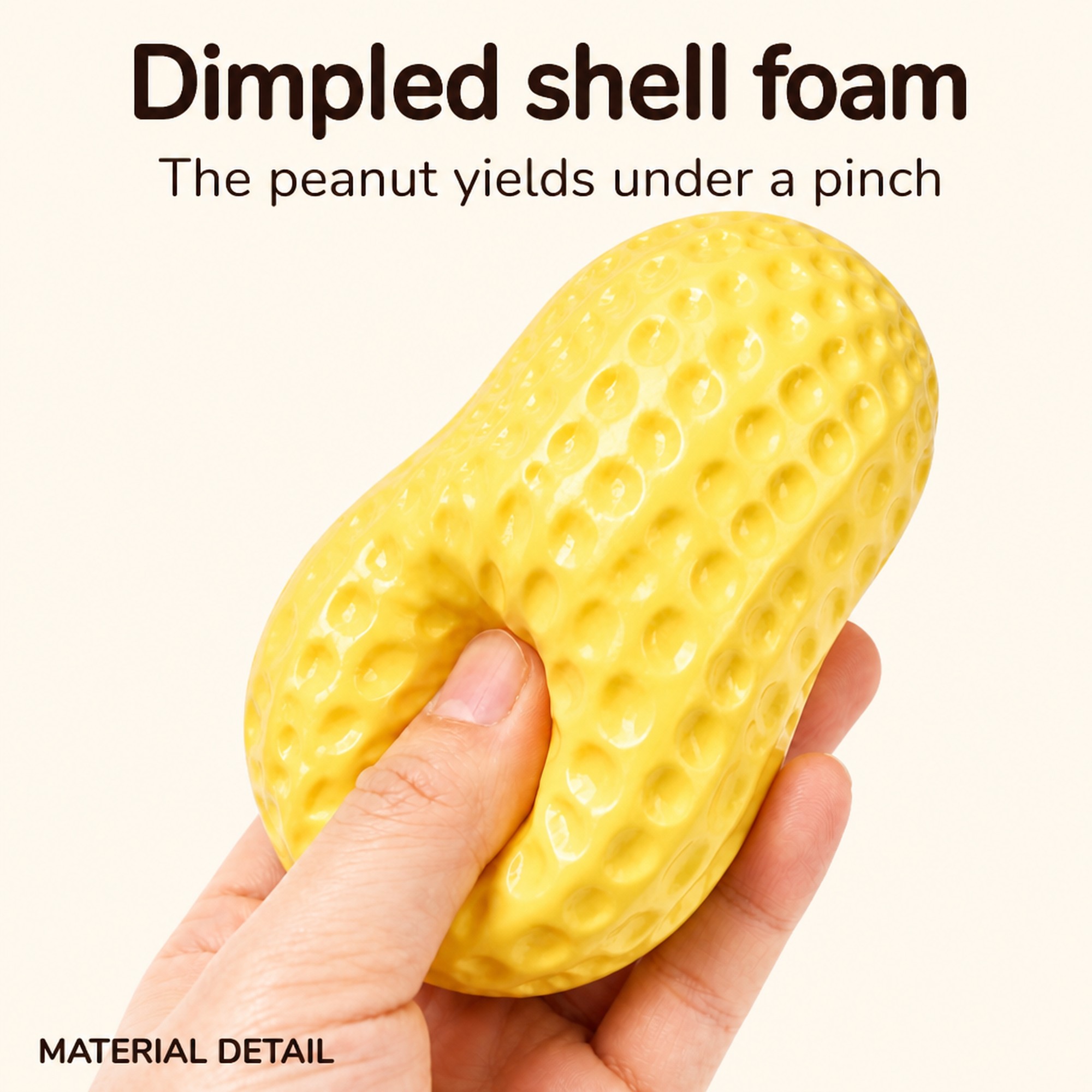 Peanut Shell foam squeeze