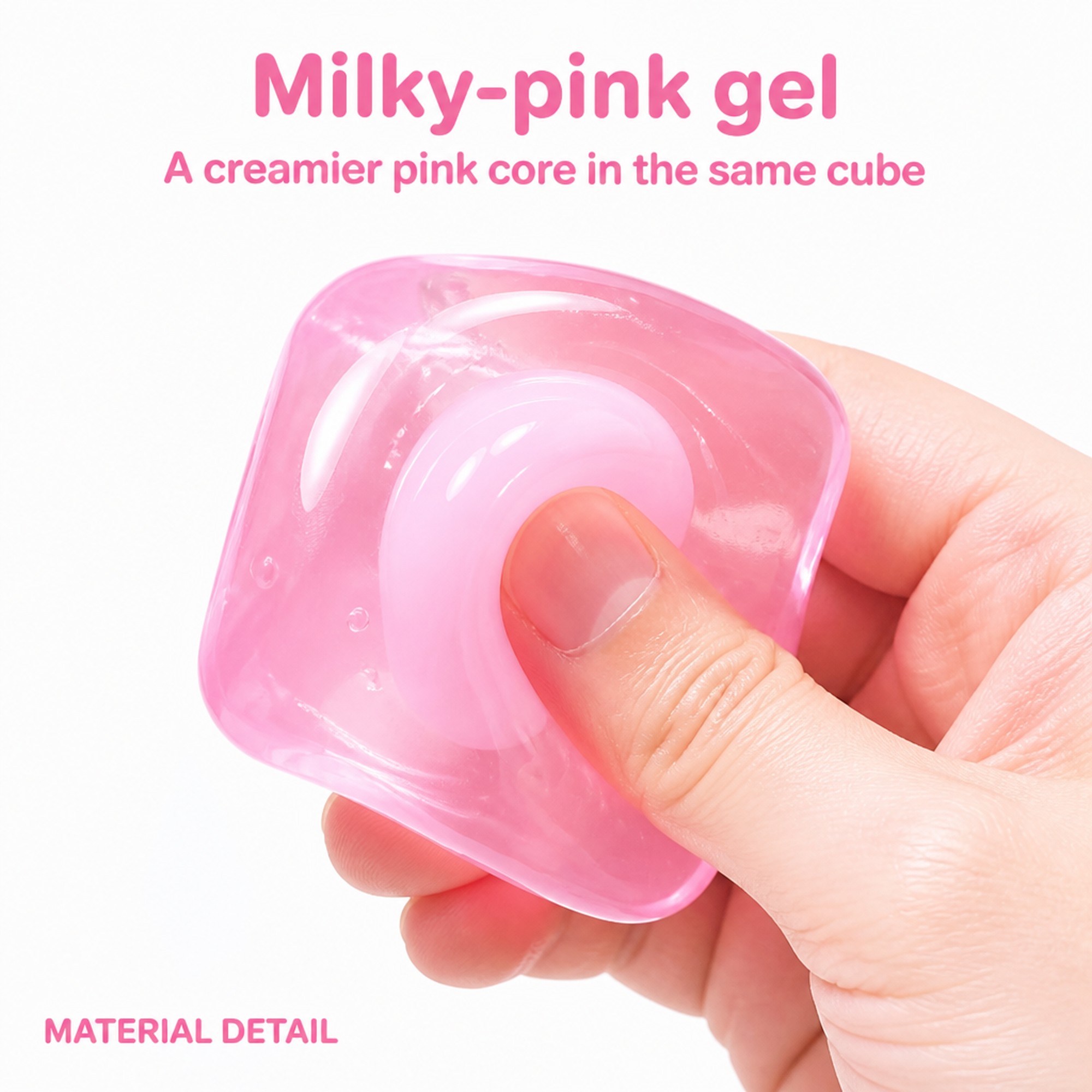 Blush Ice Cube milky-pink gel