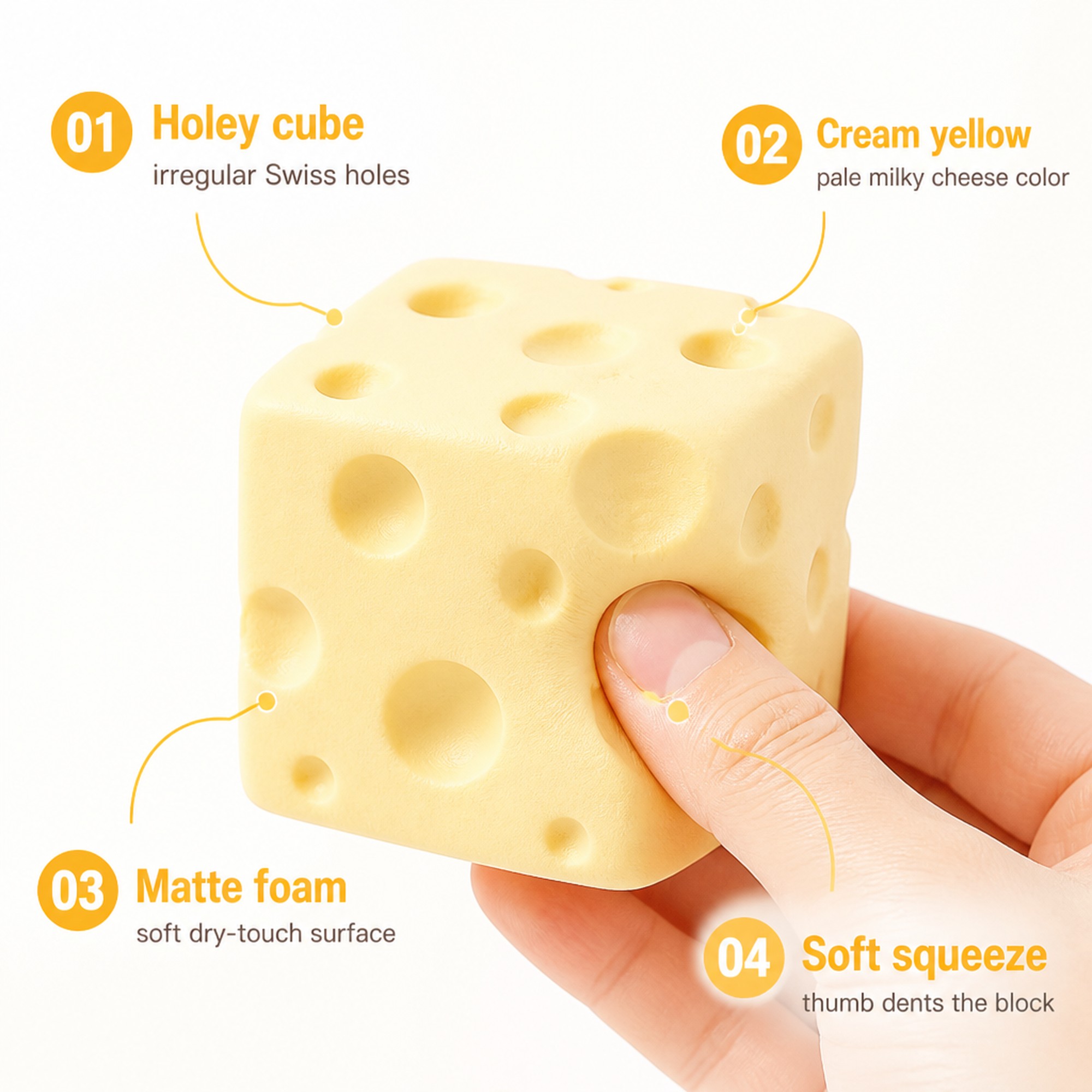 Cream Cheese Cube features
