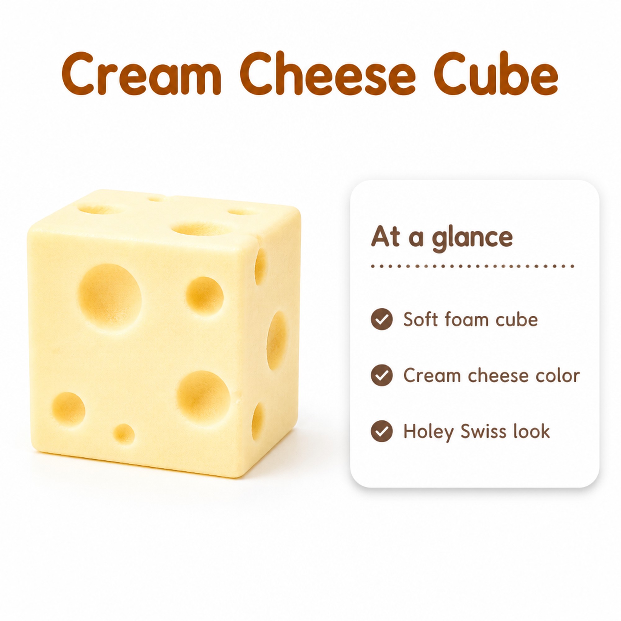 Cream Cheese Cube at a glance
