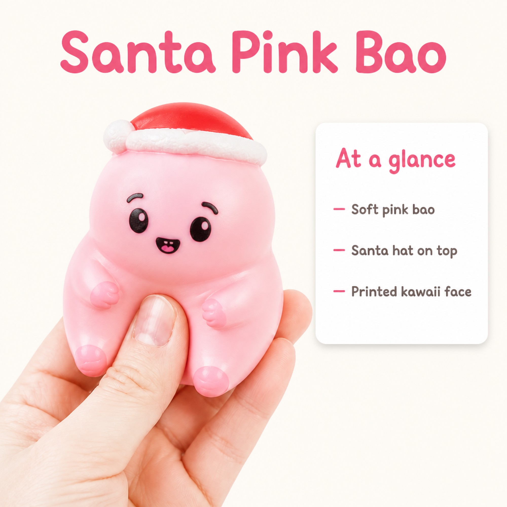 Santa Pink Bao at a glance
