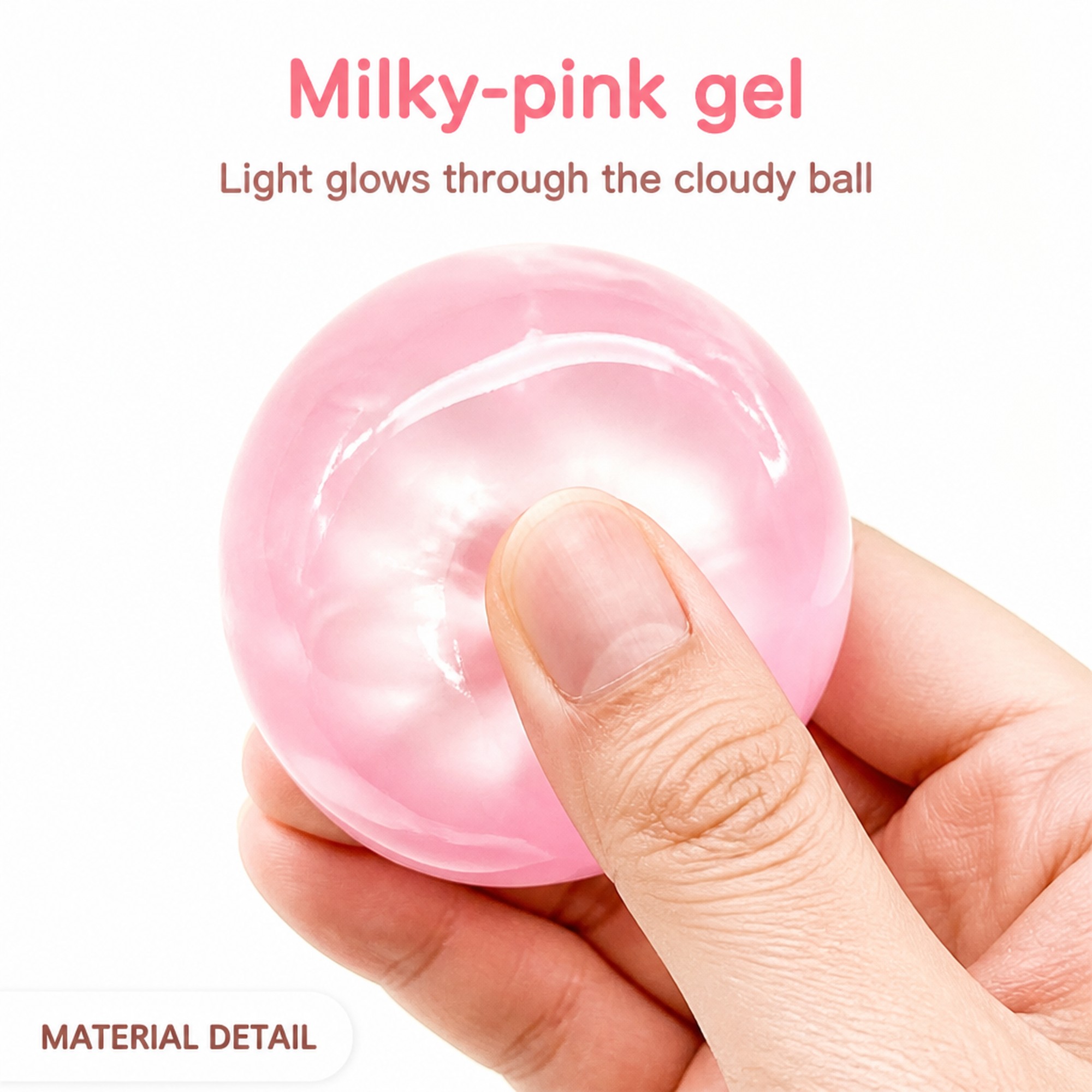 Blush Gel Ball milky gel