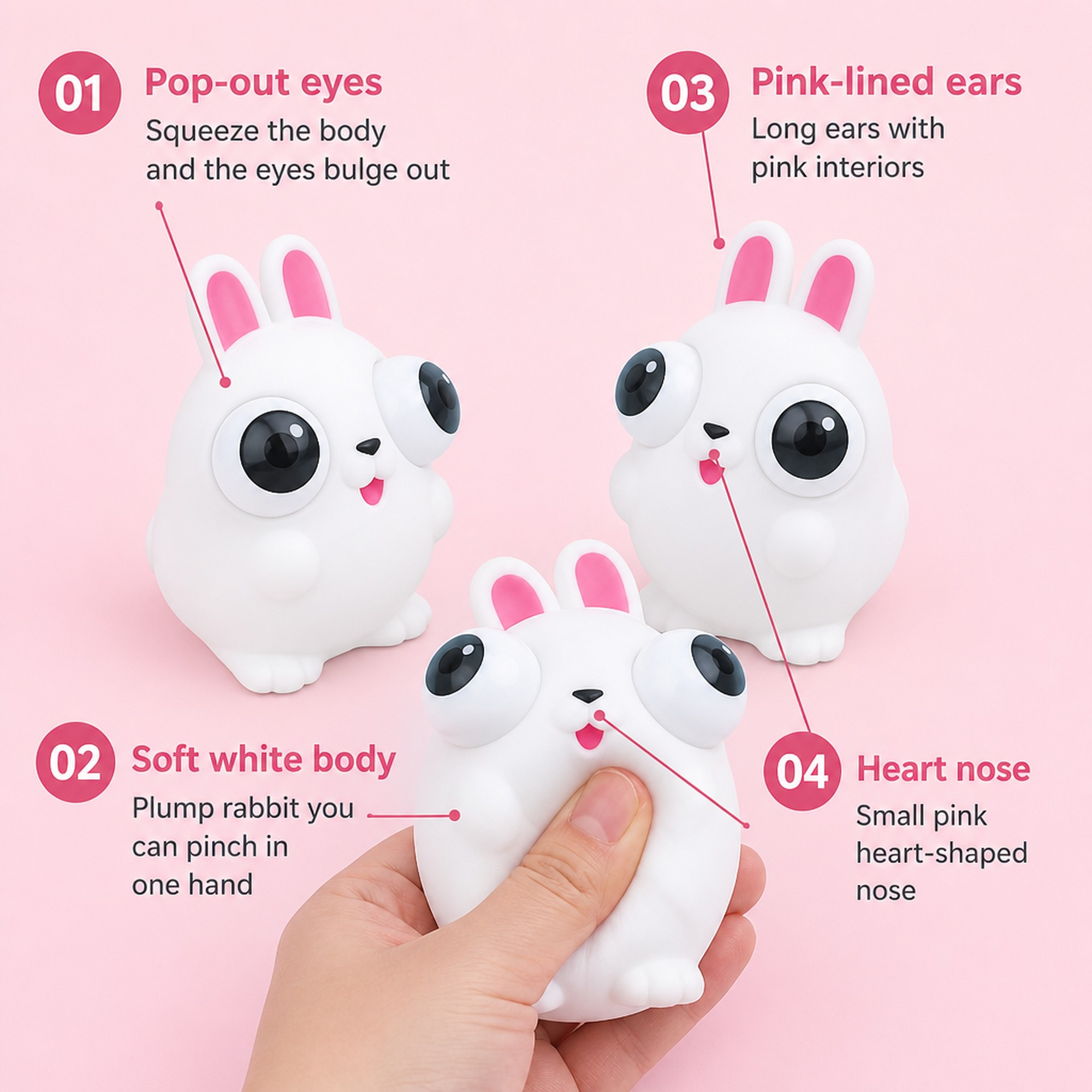 Pop-Eye Rabbit features