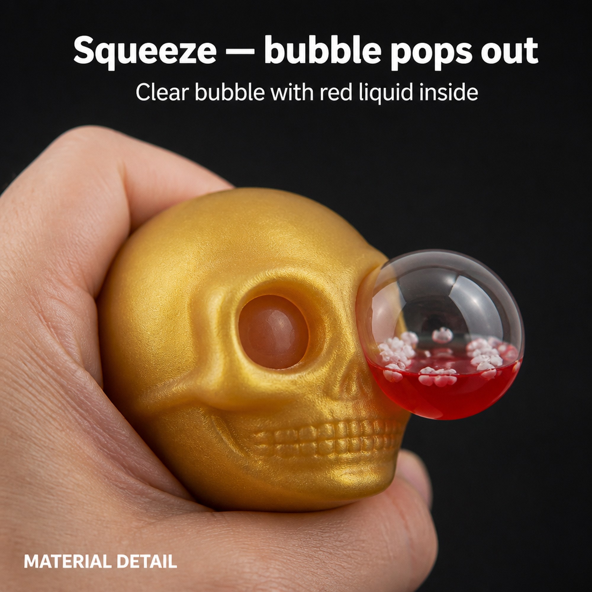 Pop-Eye Skull bubble pop