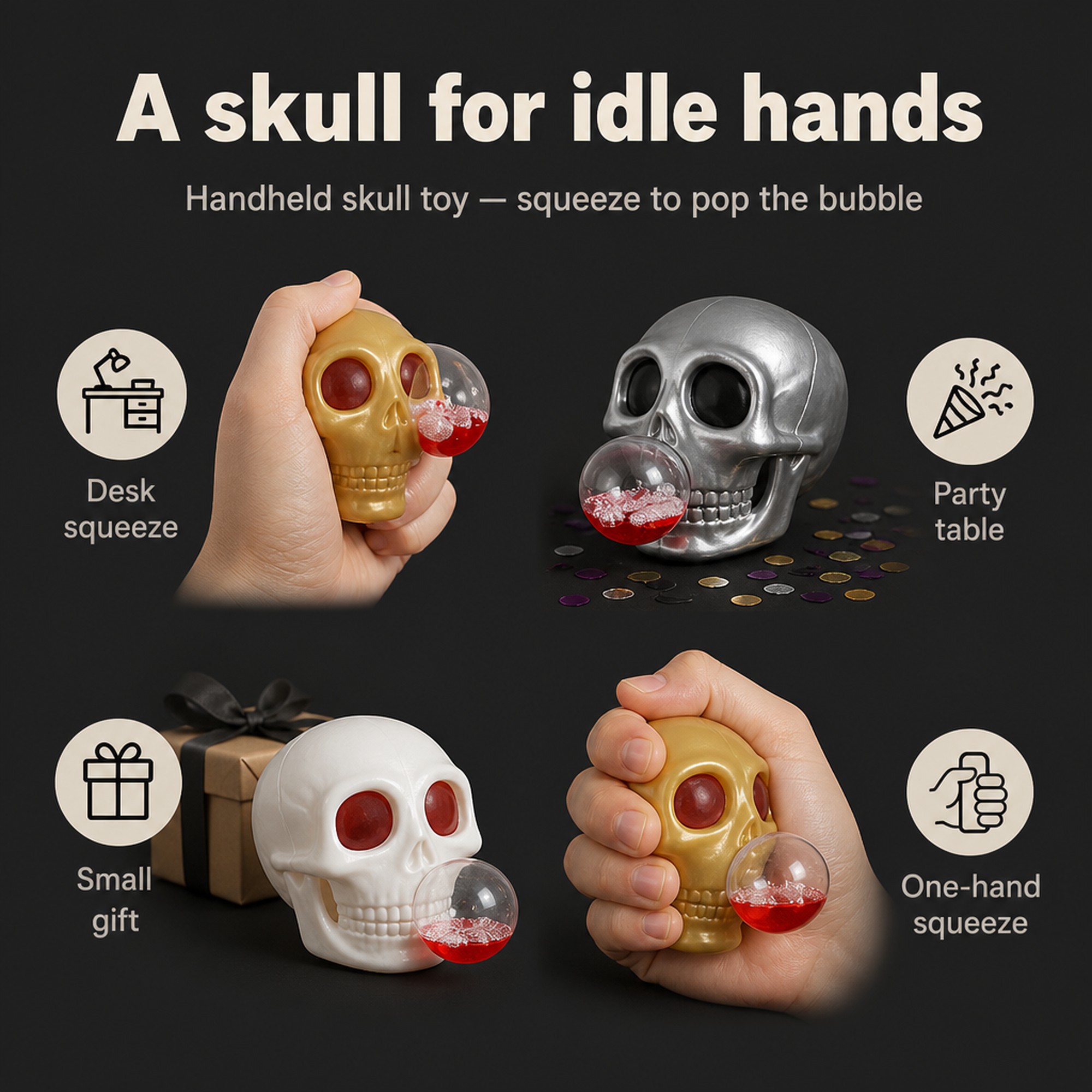 Pop-Eye Skull use occasions