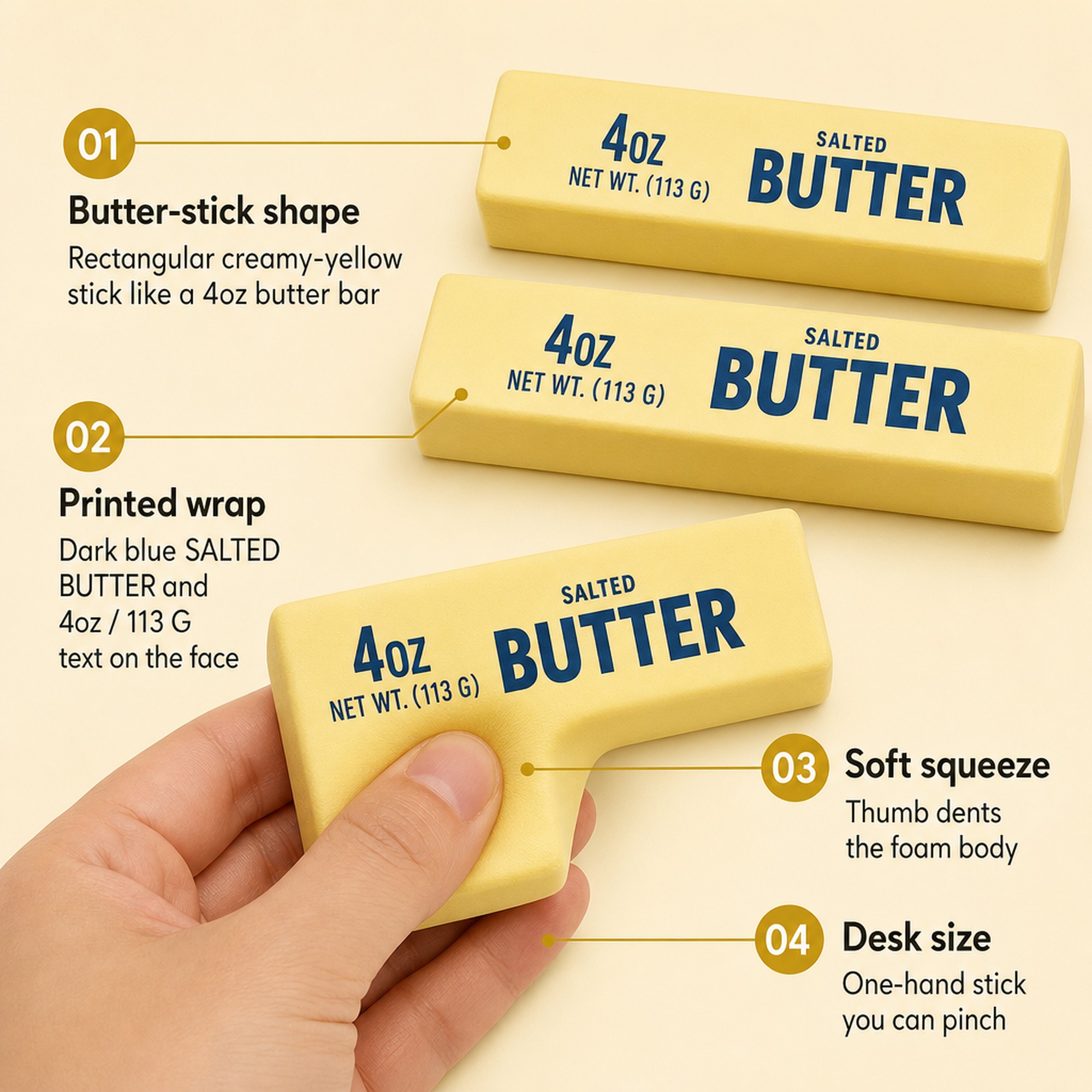 Salted Butter Stick features